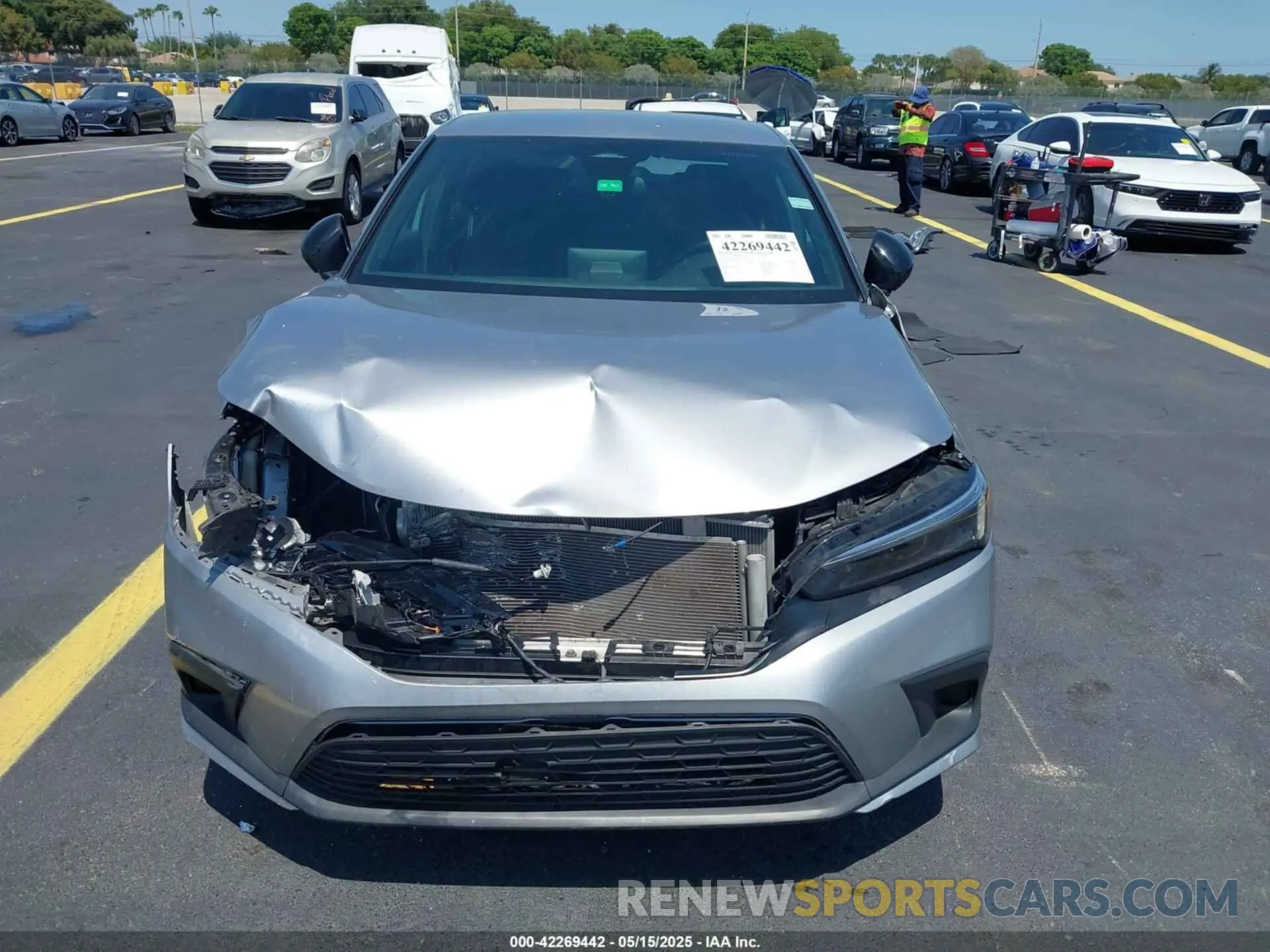 13 Photograph of a damaged car 2HGFE2F50NH597620 HONDA CIVIC 2022