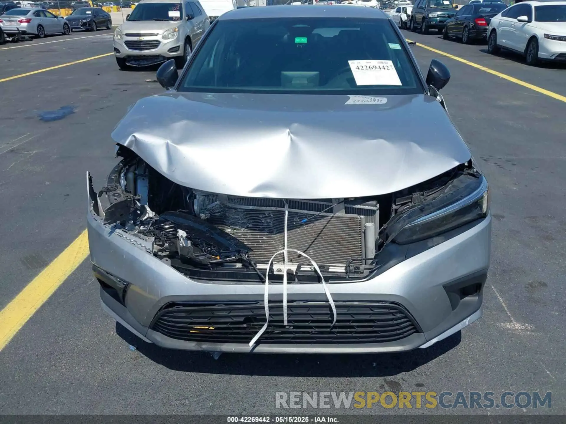 6 Photograph of a damaged car 2HGFE2F50NH597620 HONDA CIVIC 2022