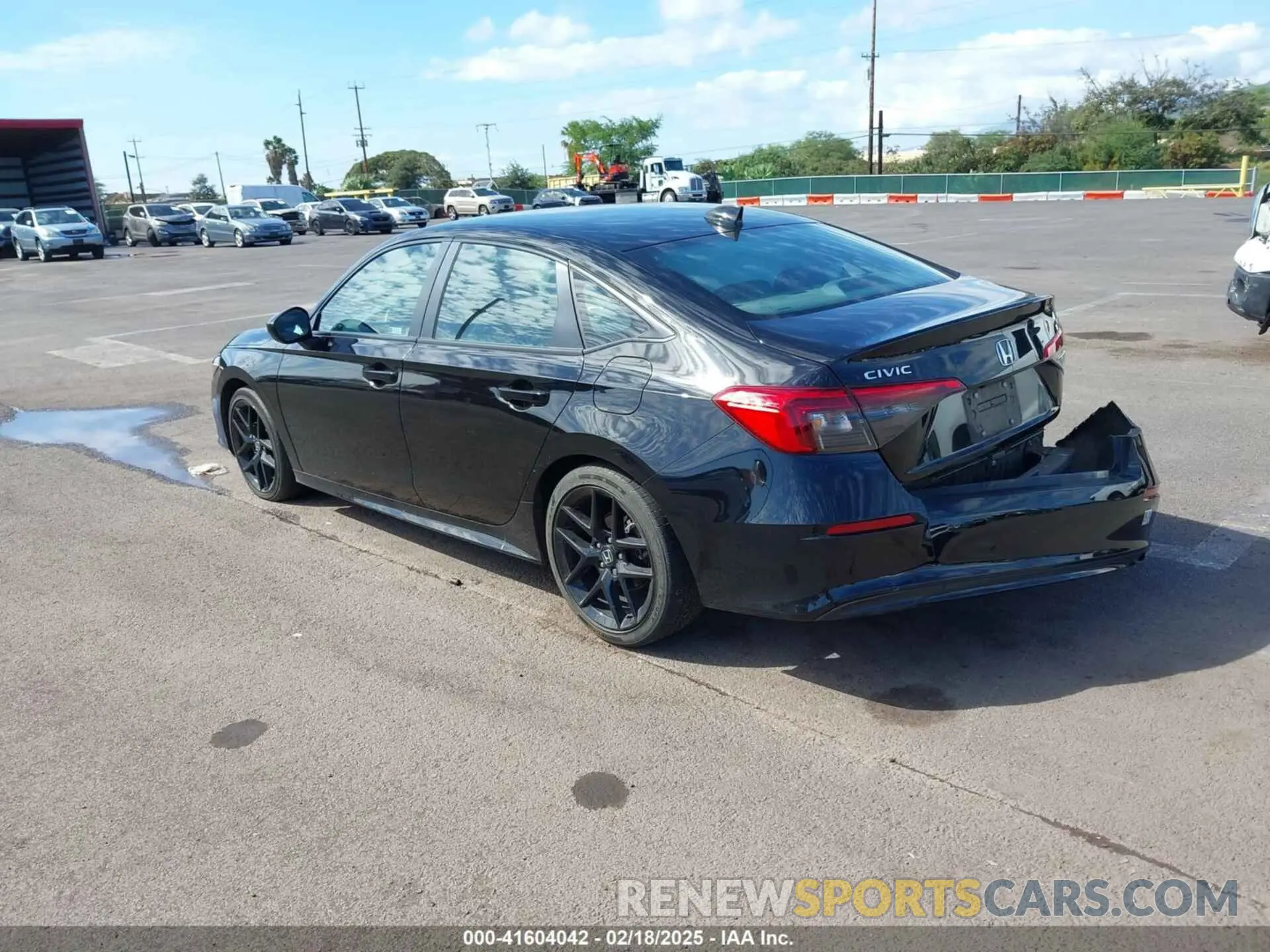 3 Photograph of a damaged car 2HGFE2F50NH599027 HONDA CIVIC 2022