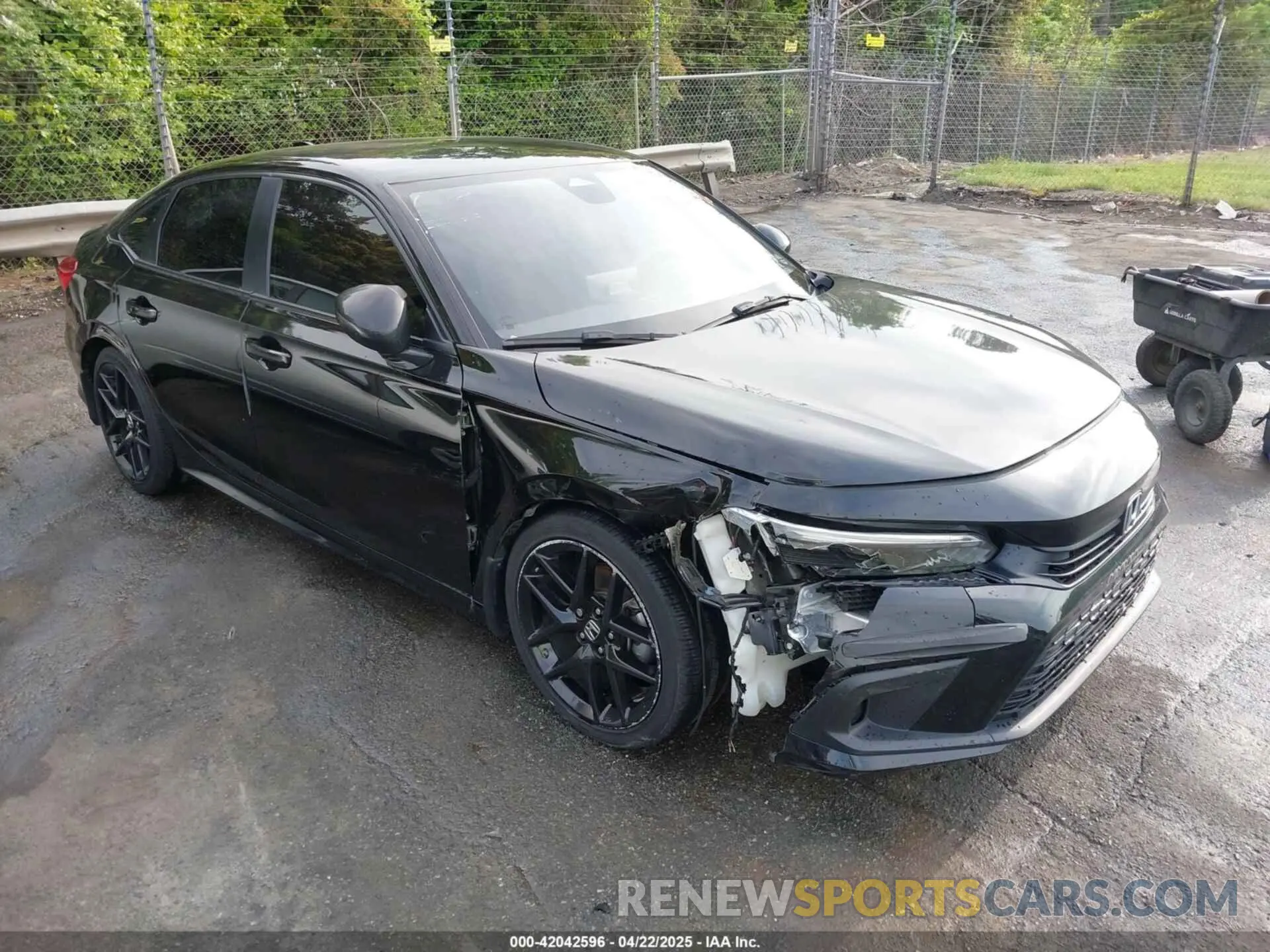 1 Photograph of a damaged car 2HGFE2F50NH604212 HONDA CIVIC 2022
