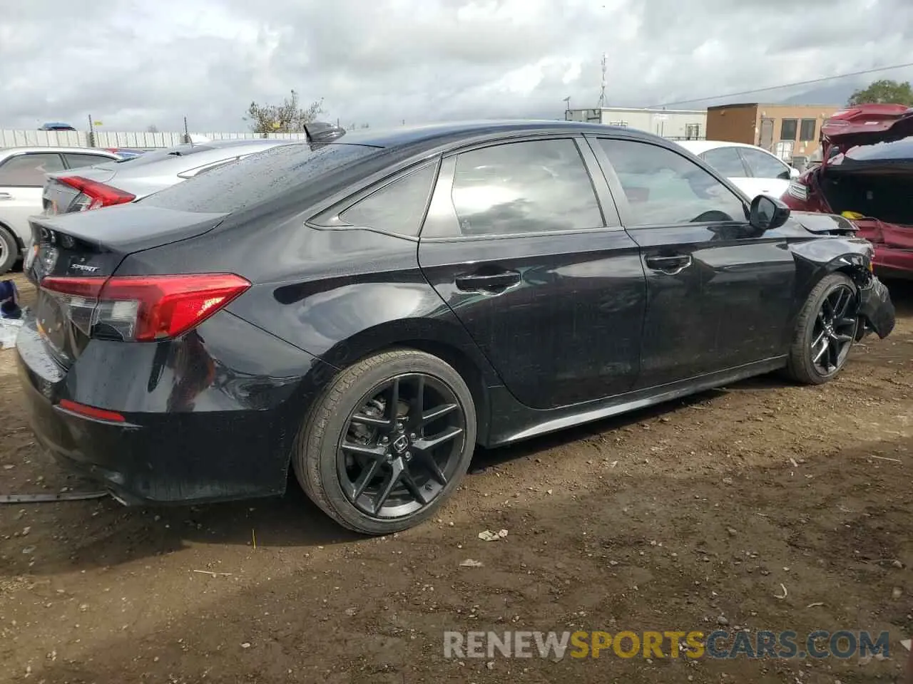 3 Photograph of a damaged car 2HGFE2F50NH604856 HONDA CIVIC 2022