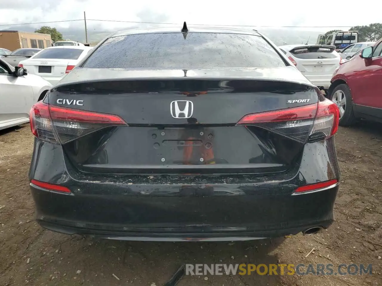 6 Photograph of a damaged car 2HGFE2F50NH604856 HONDA CIVIC 2022