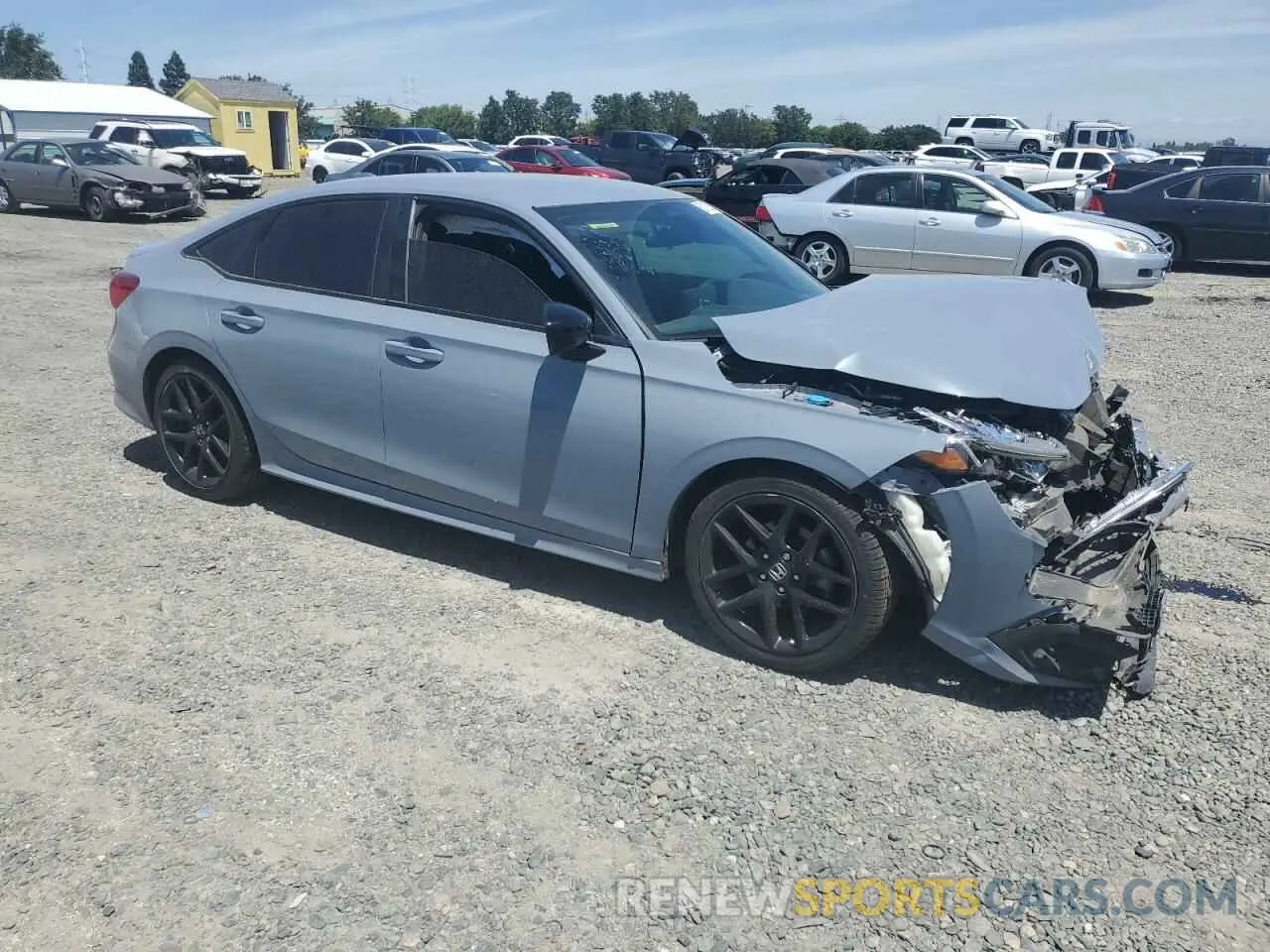 4 Photograph of a damaged car 2HGFE2F50NH610771 HONDA CIVIC 2022
