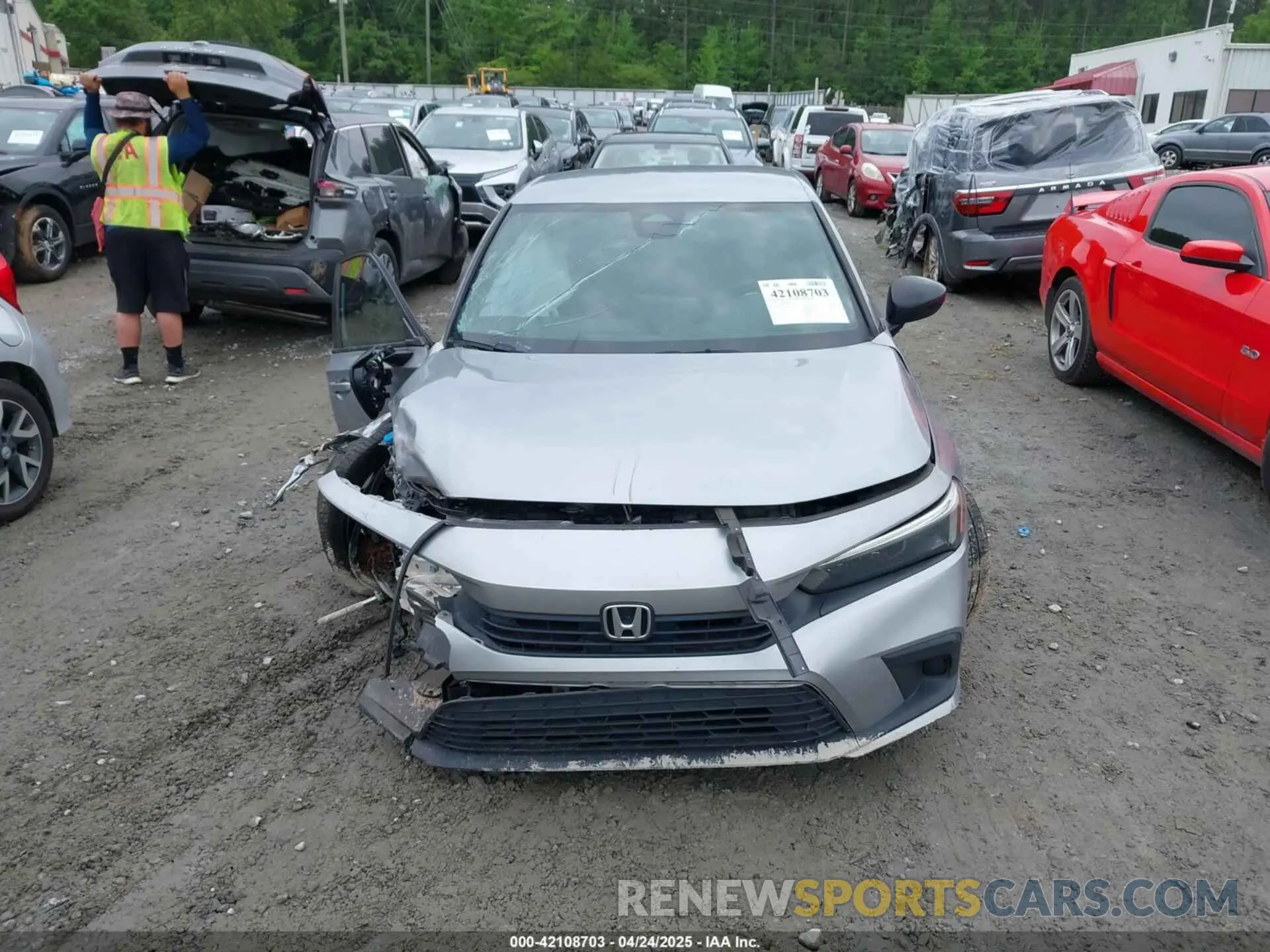 12 Photograph of a damaged car 2HGFE2F51NH500778 HONDA CIVIC 2022