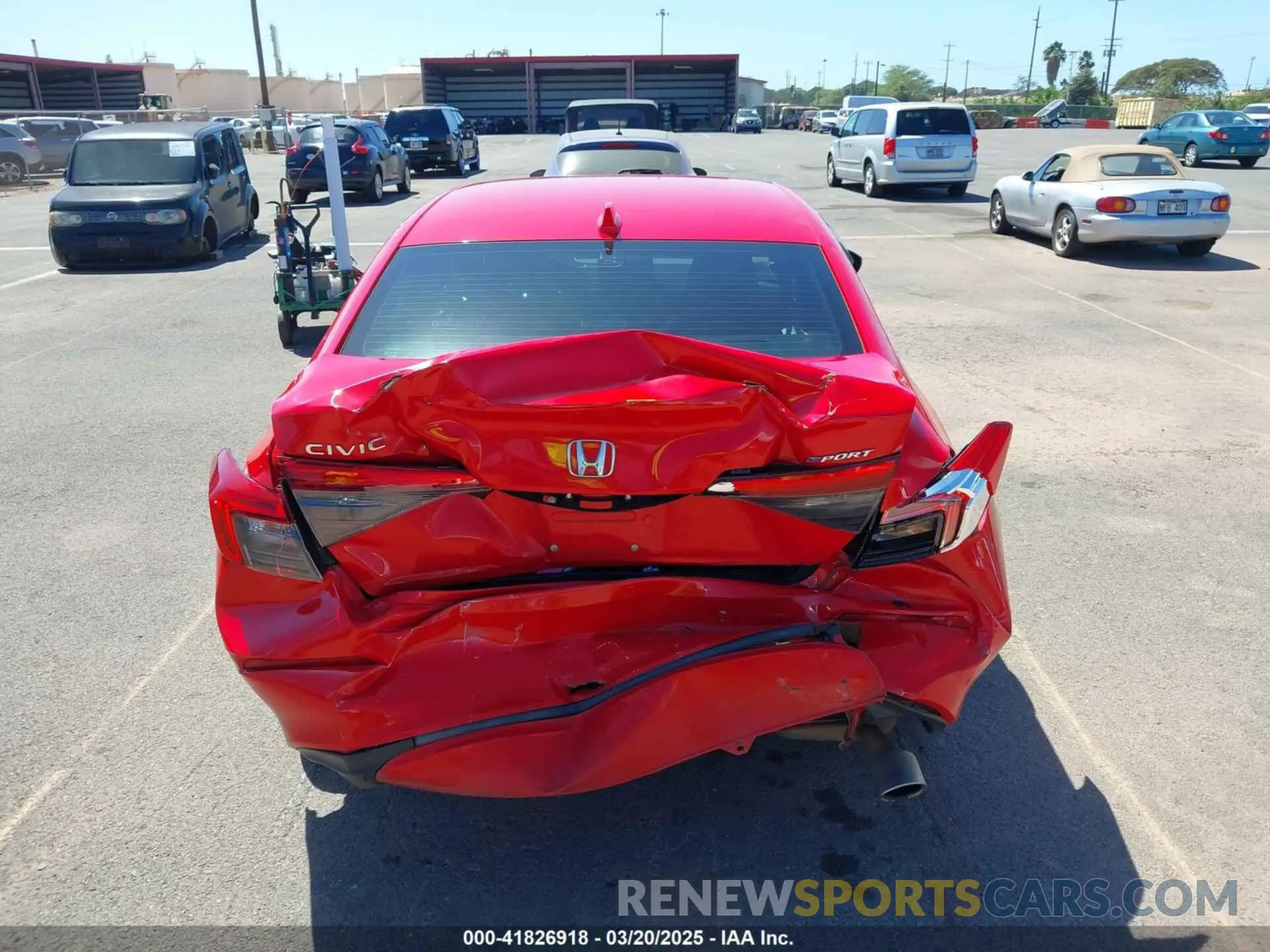 16 Photograph of a damaged car 2HGFE2F51NH501235 HONDA CIVIC 2022