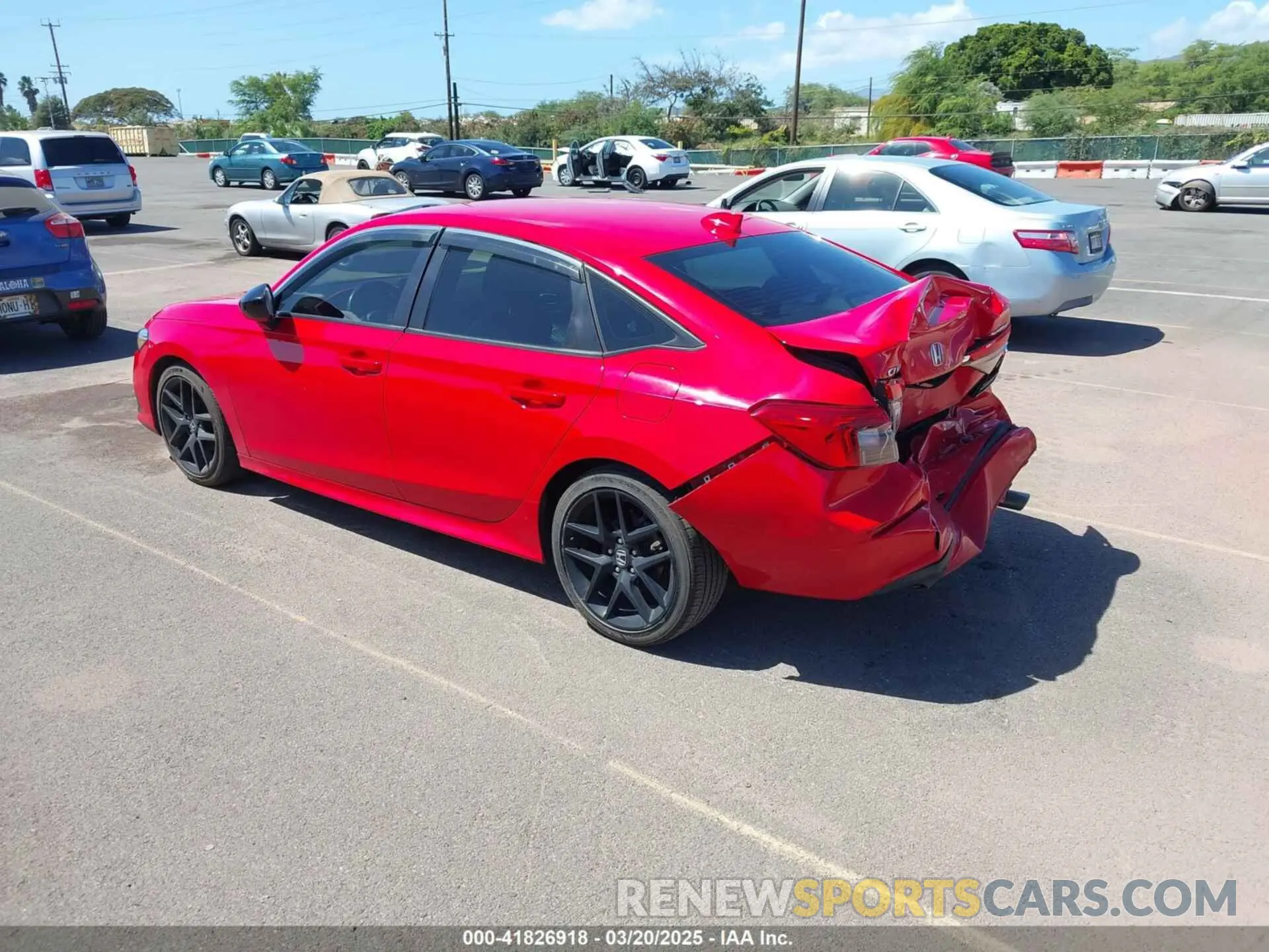 3 Photograph of a damaged car 2HGFE2F51NH501235 HONDA CIVIC 2022