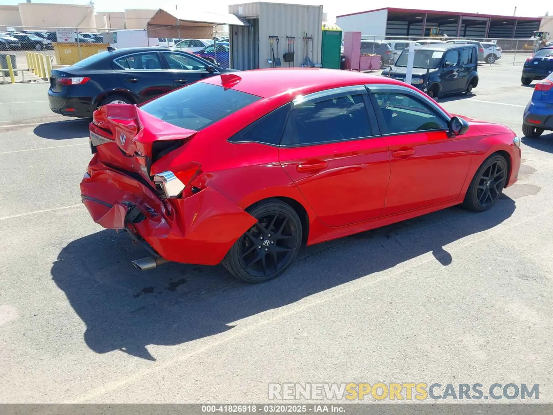 4 Photograph of a damaged car 2HGFE2F51NH501235 HONDA CIVIC 2022