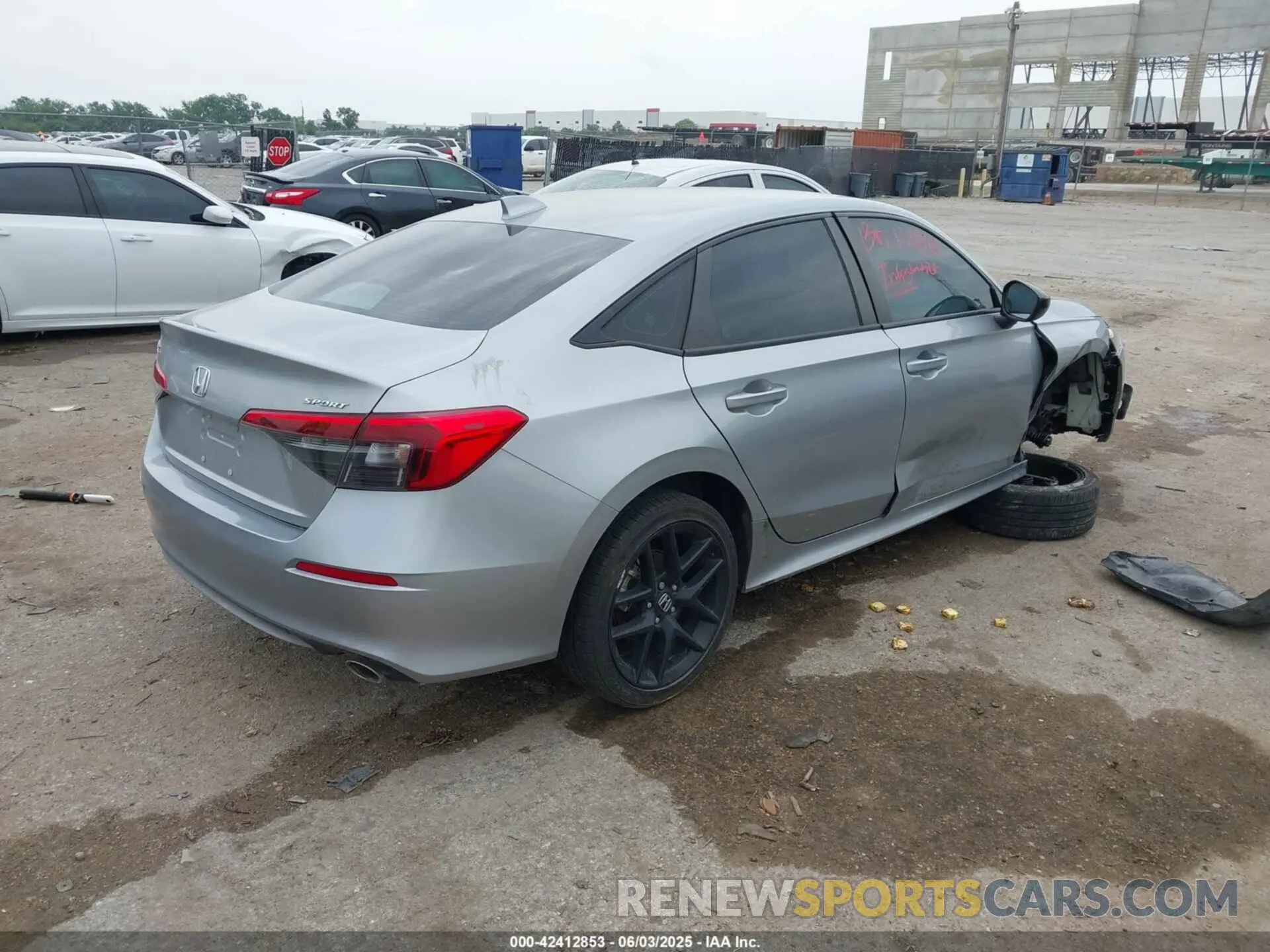 4 Photograph of a damaged car 2HGFE2F51NH501882 HONDA CIVIC 2022