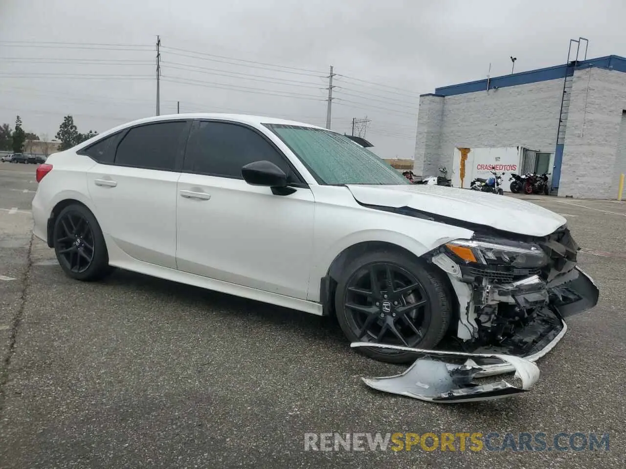 4 Photograph of a damaged car 2HGFE2F51NH503180 HONDA CIVIC 2022
