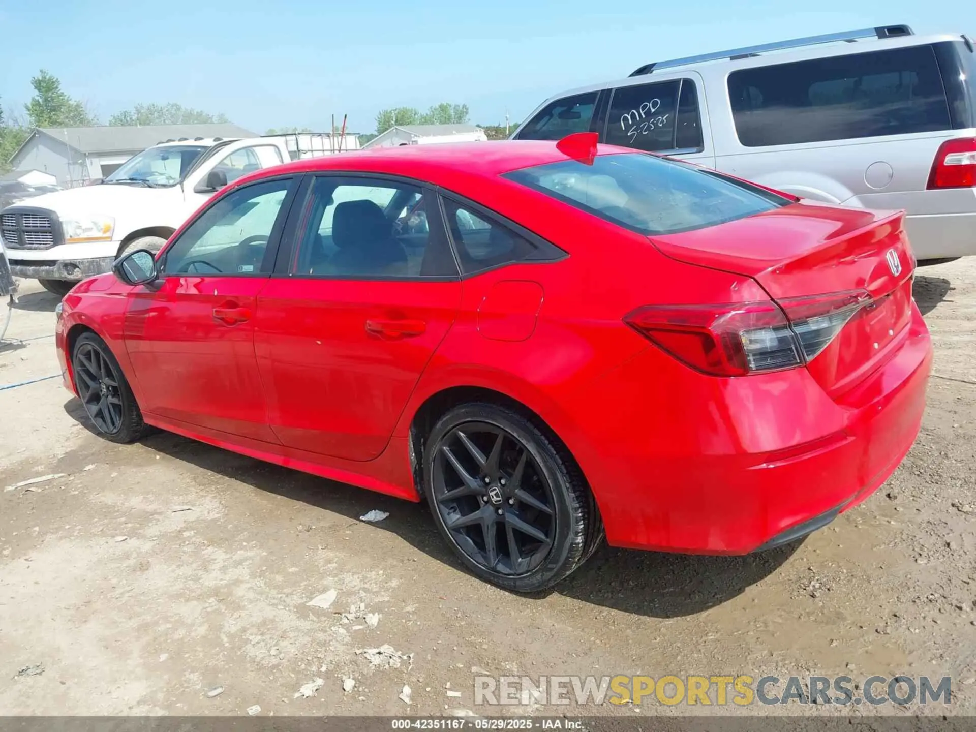 14 Photograph of a damaged car 2HGFE2F51NH504782 HONDA CIVIC 2022