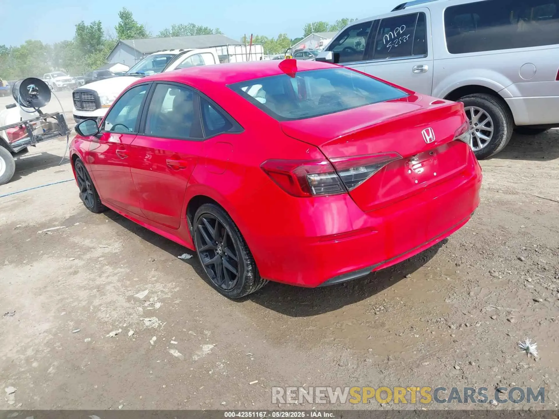 3 Photograph of a damaged car 2HGFE2F51NH504782 HONDA CIVIC 2022