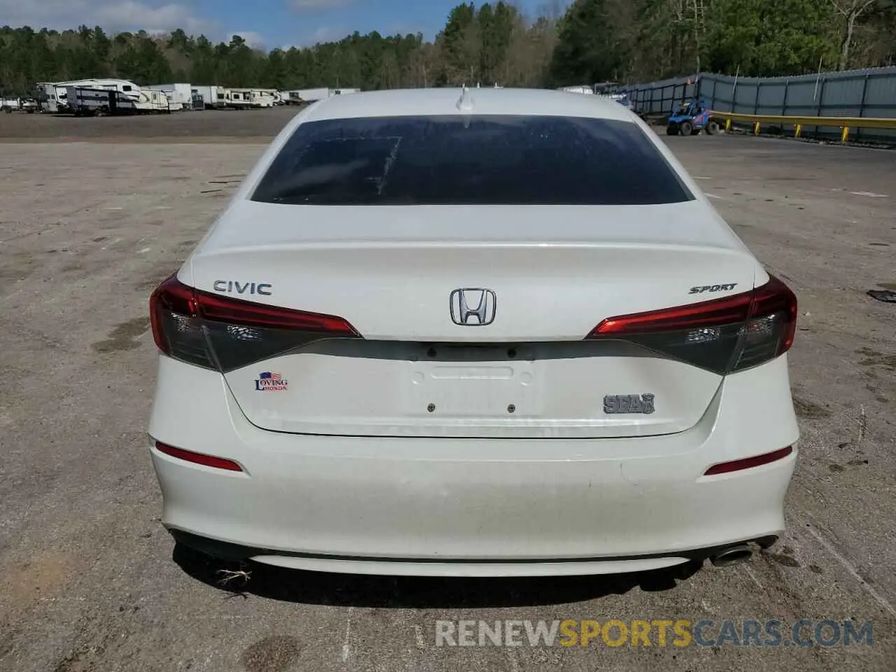 6 Photograph of a damaged car 2HGFE2F51NH504815 HONDA CIVIC 2022
