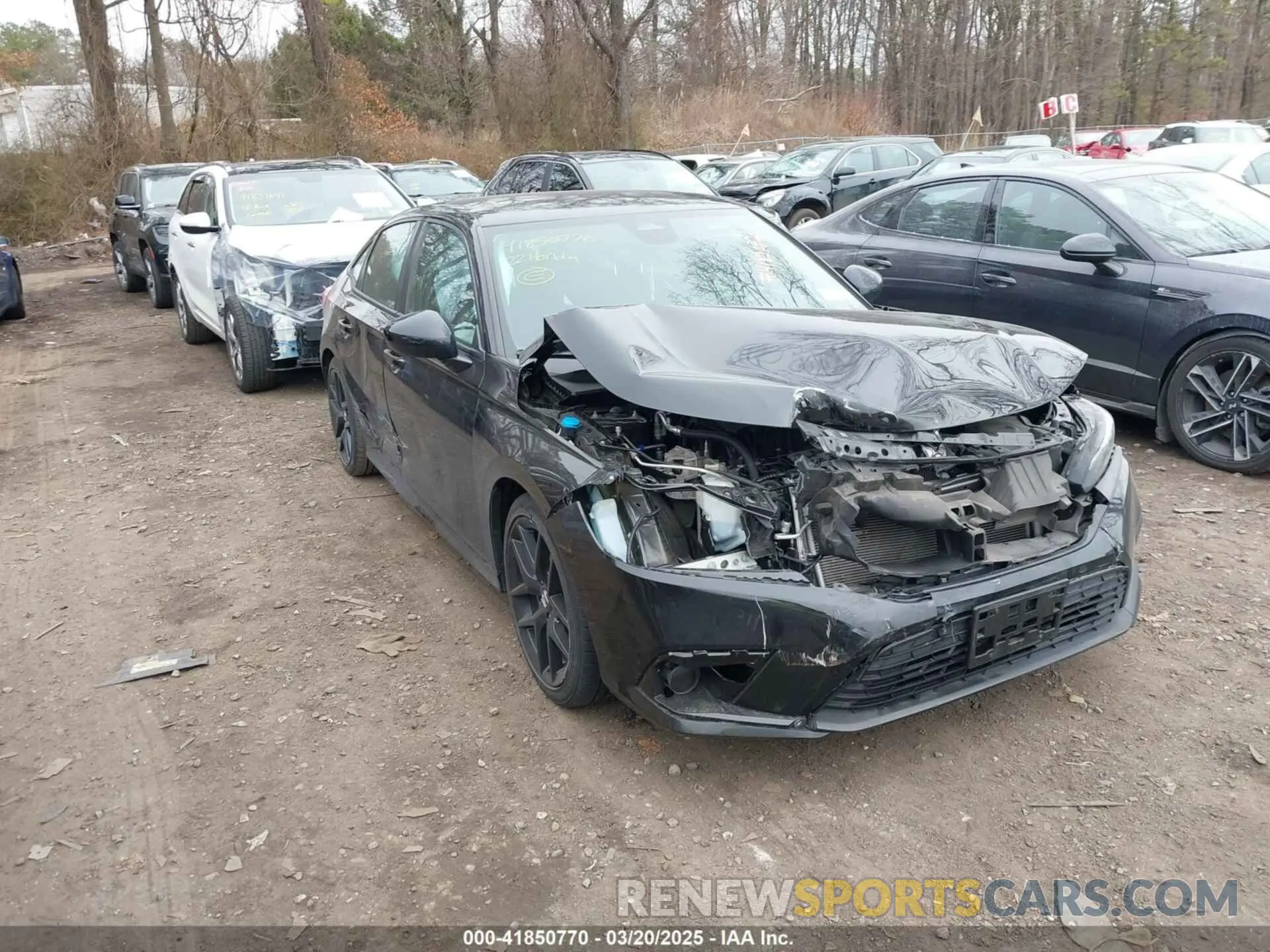 1 Photograph of a damaged car 2HGFE2F51NH505799 HONDA CIVIC 2022