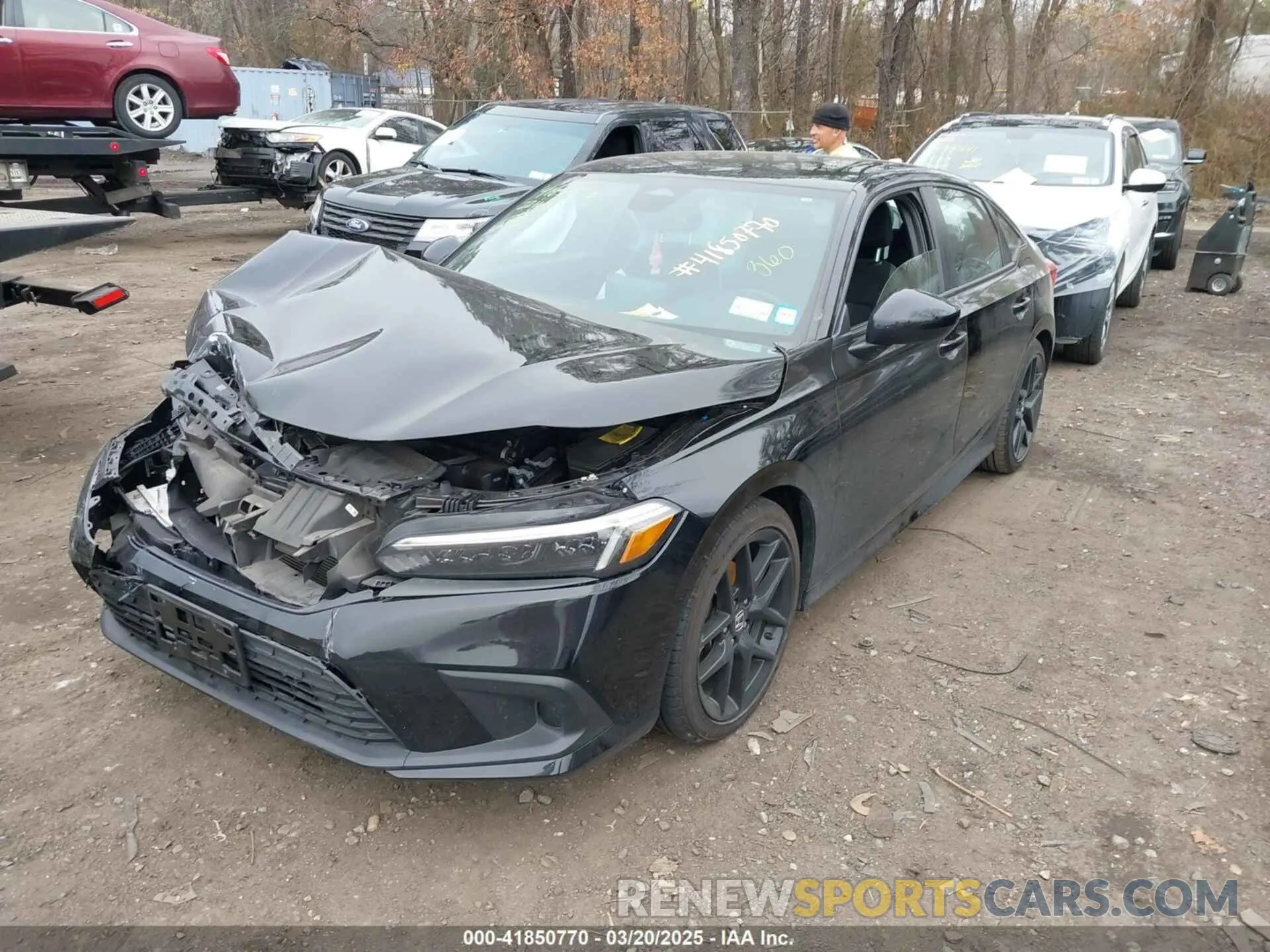 2 Photograph of a damaged car 2HGFE2F51NH505799 HONDA CIVIC 2022