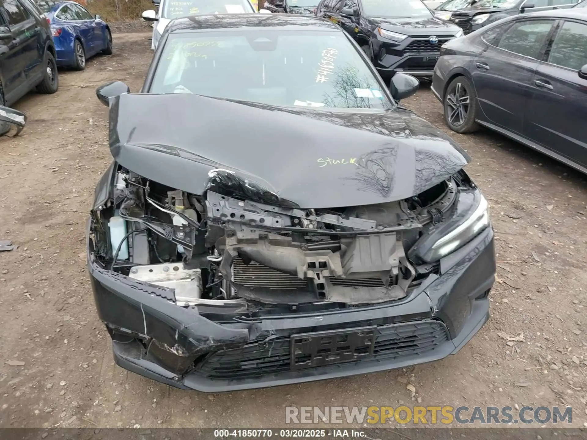 6 Photograph of a damaged car 2HGFE2F51NH505799 HONDA CIVIC 2022