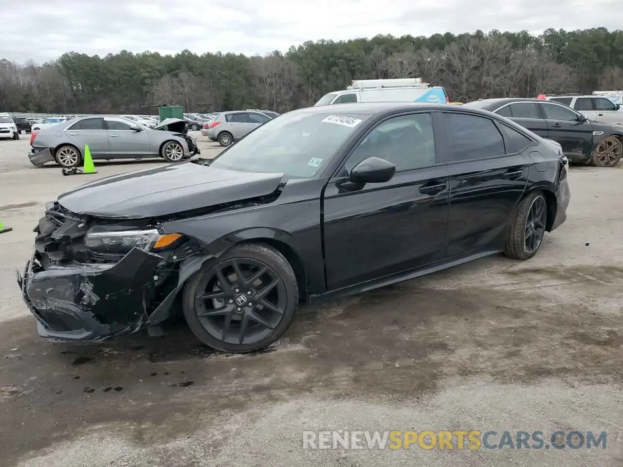 1 Photograph of a damaged car 2HGFE2F51NH518889 HONDA CIVIC 2022