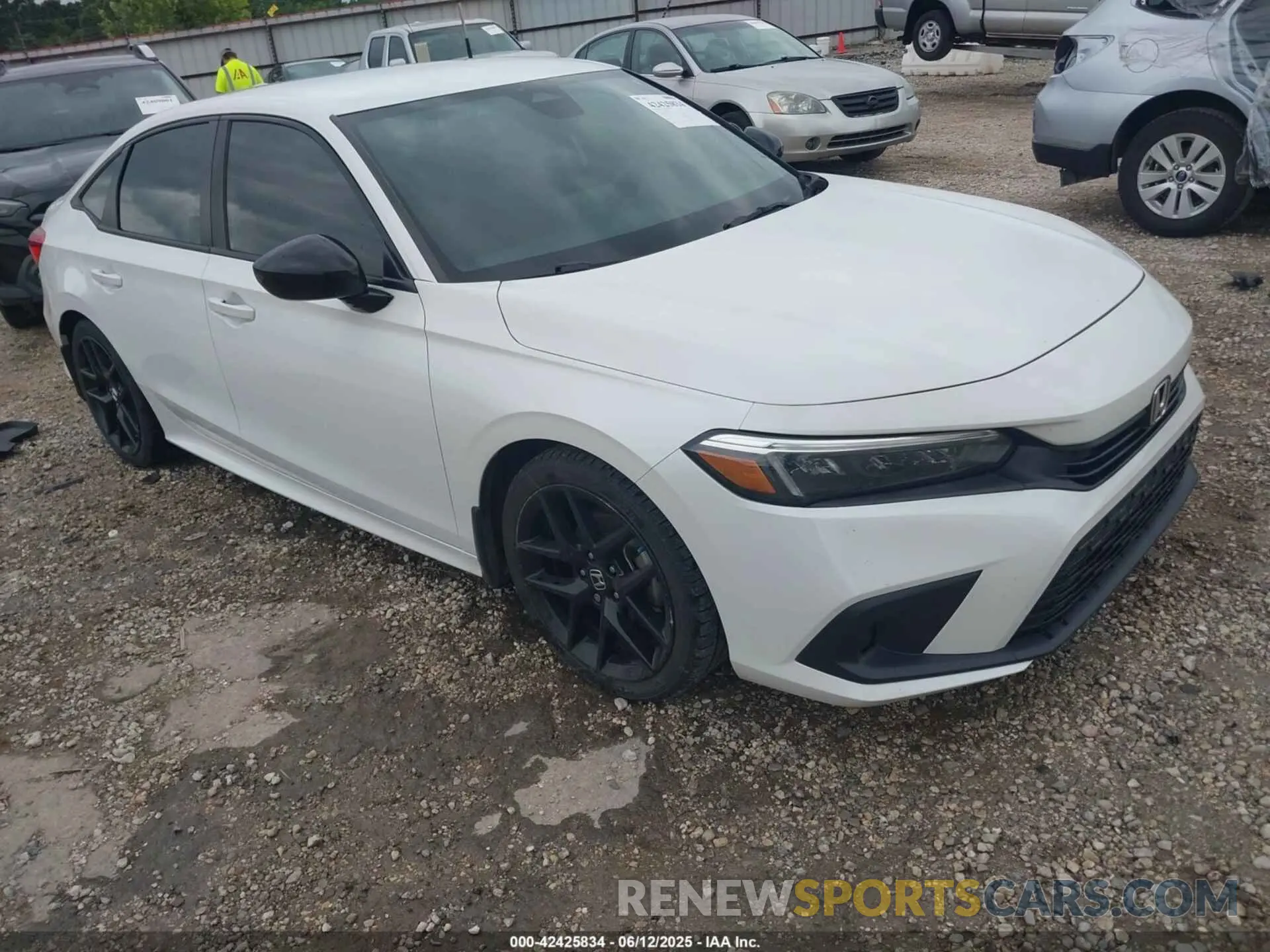 1 Photograph of a damaged car 2HGFE2F51NH522344 HONDA CIVIC 2022