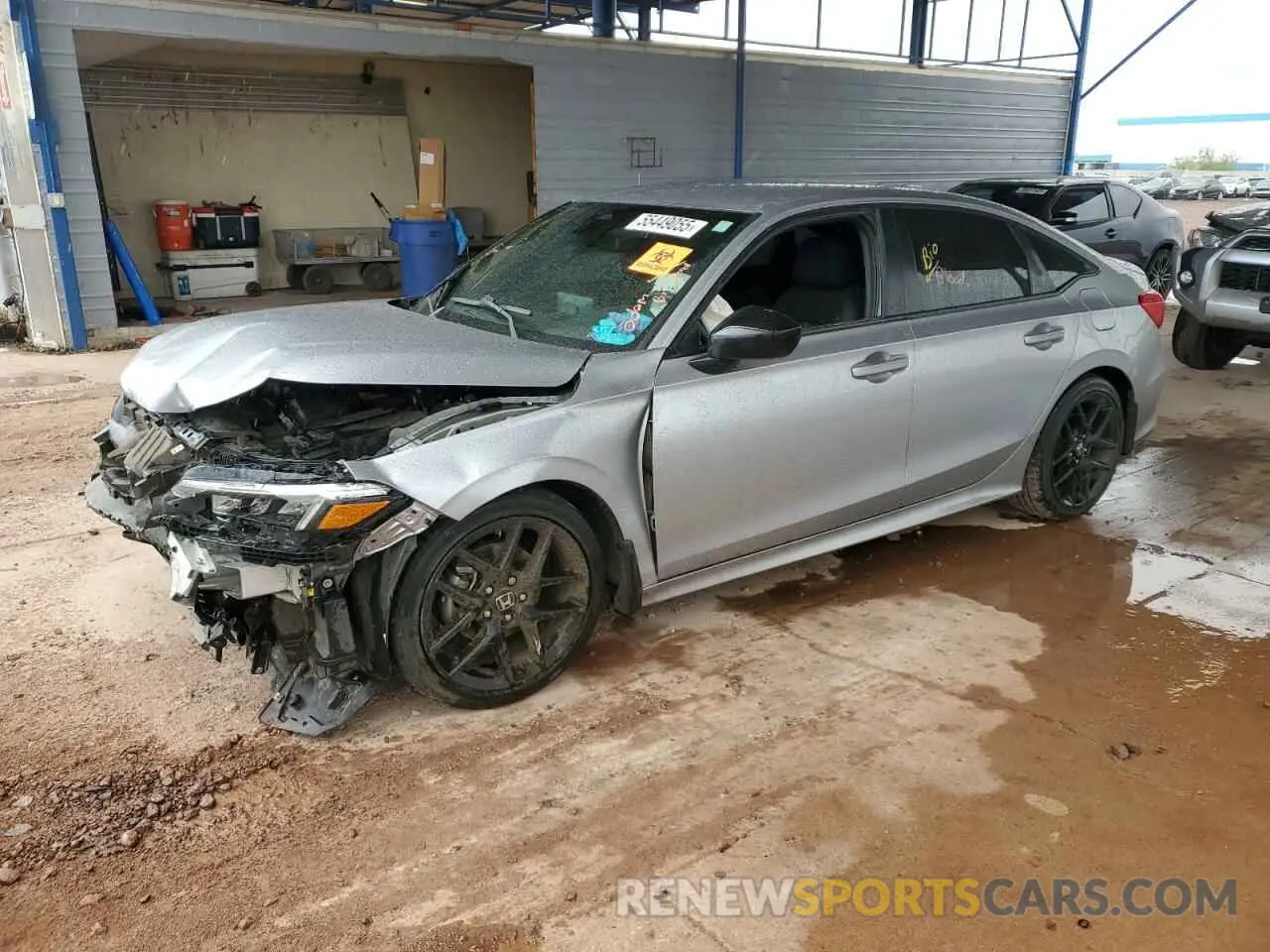 1 Photograph of a damaged car 2HGFE2F51NH538947 HONDA CIVIC 2022