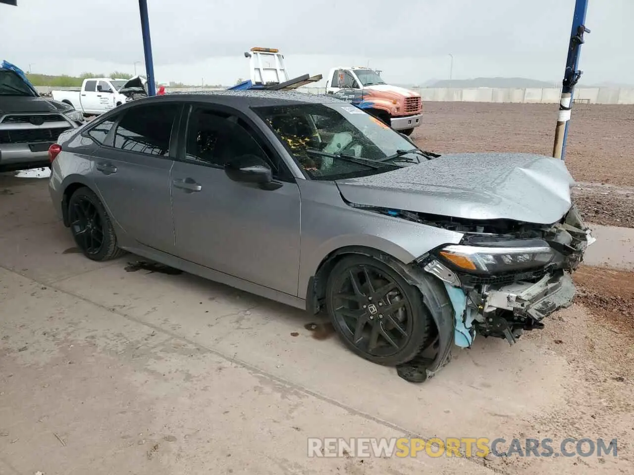 4 Photograph of a damaged car 2HGFE2F51NH538947 HONDA CIVIC 2022