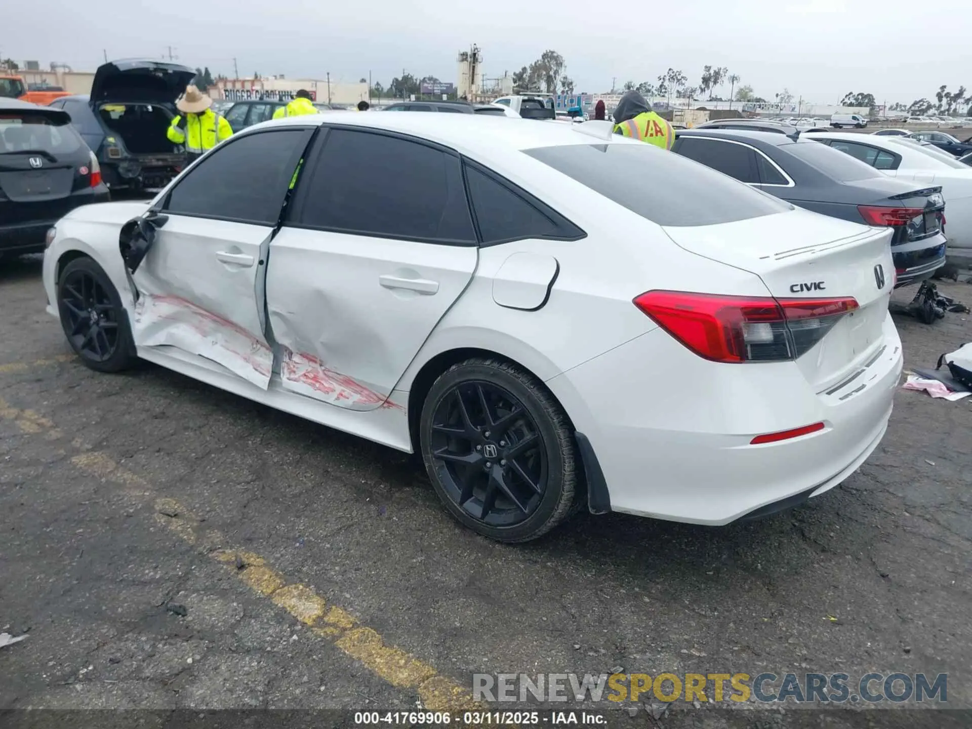 3 Photograph of a damaged car 2HGFE2F51NH544196 HONDA CIVIC 2022