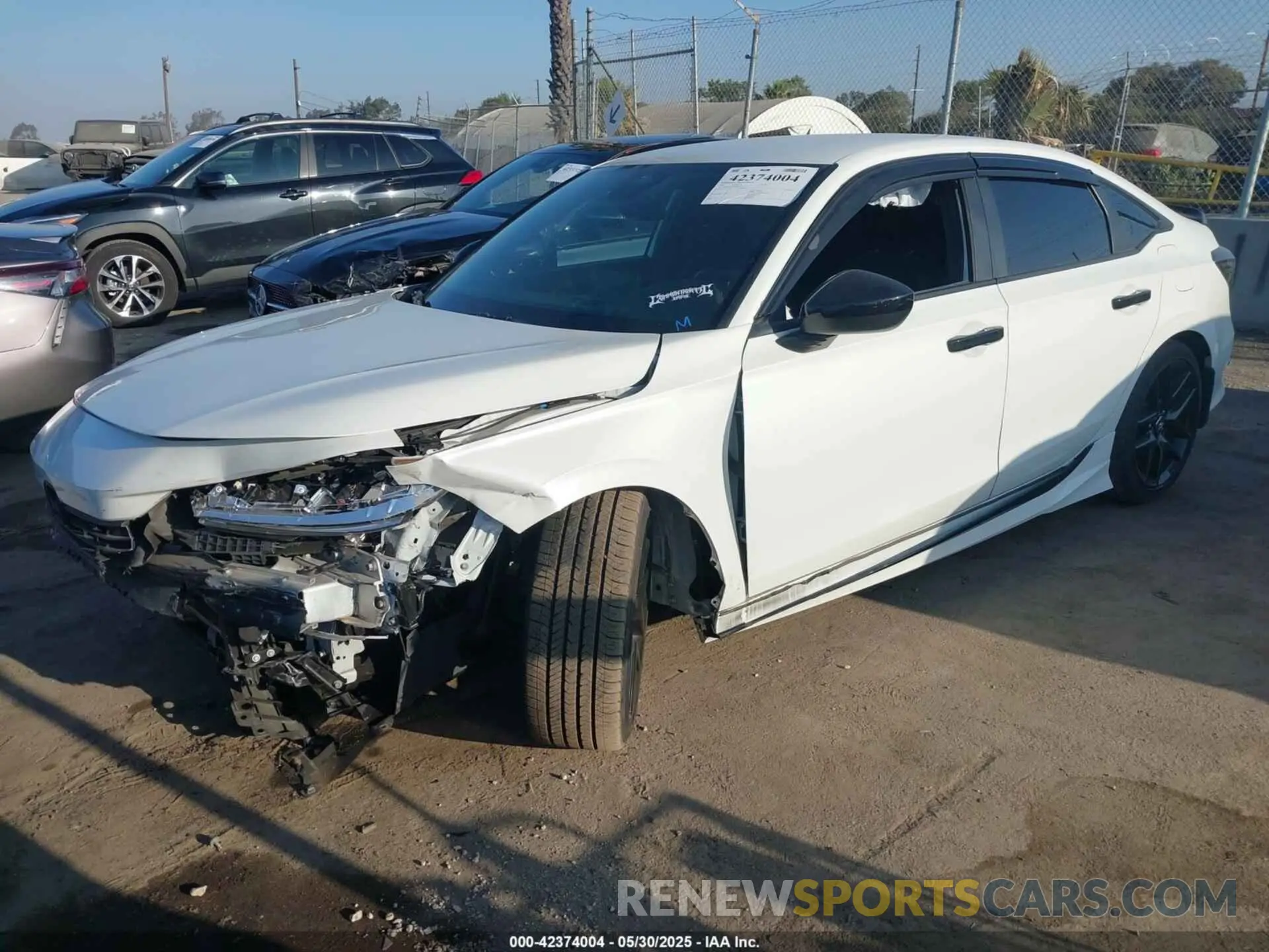 2 Photograph of a damaged car 2HGFE2F51NH550595 HONDA CIVIC 2022