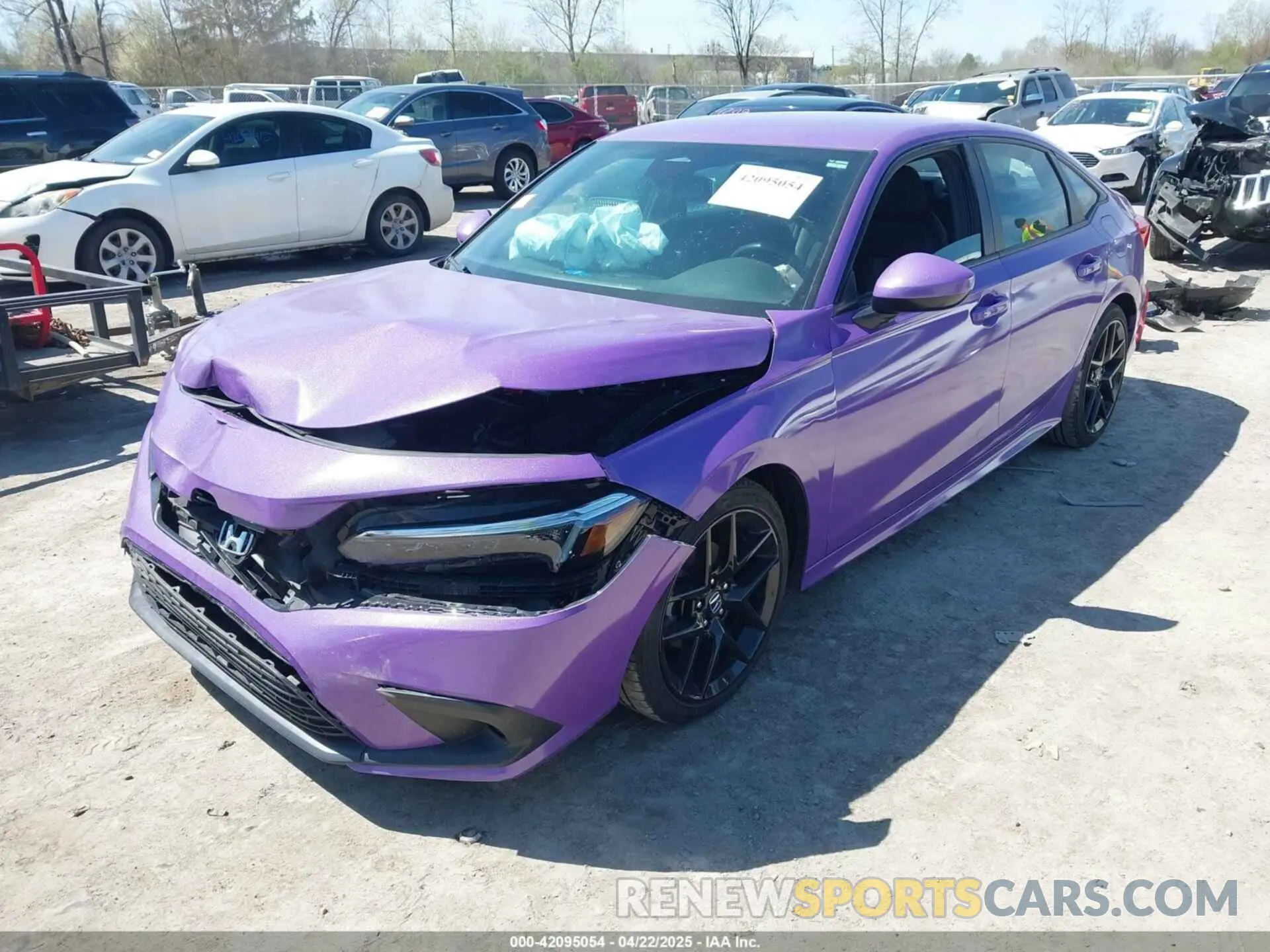 2 Photograph of a damaged car 2HGFE2F51NH555036 HONDA CIVIC 2022