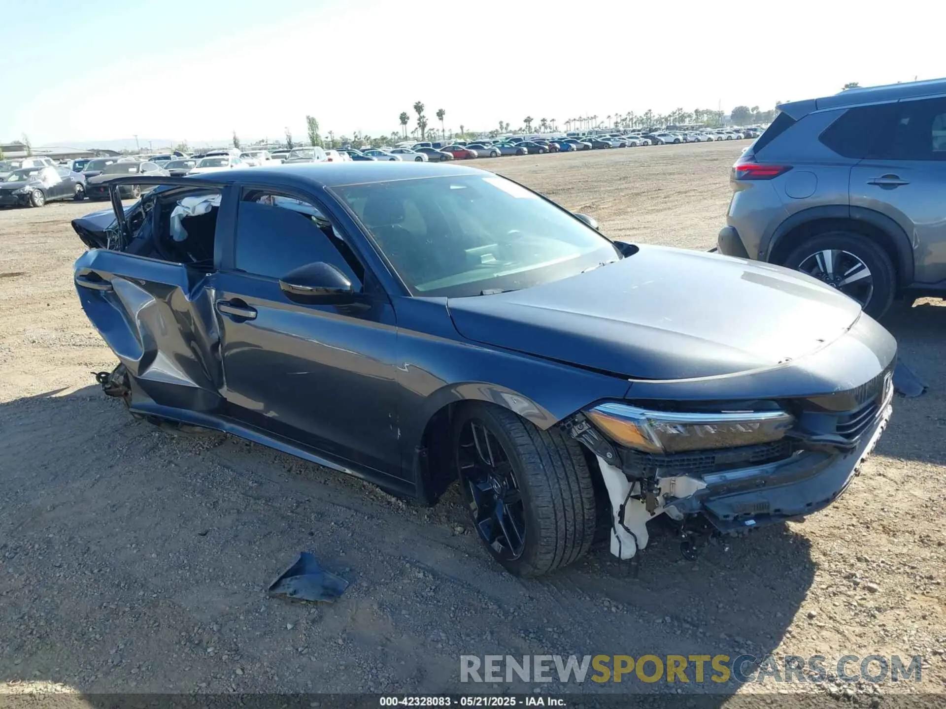 1 Photograph of a damaged car 2HGFE2F51NH563704 HONDA CIVIC 2022