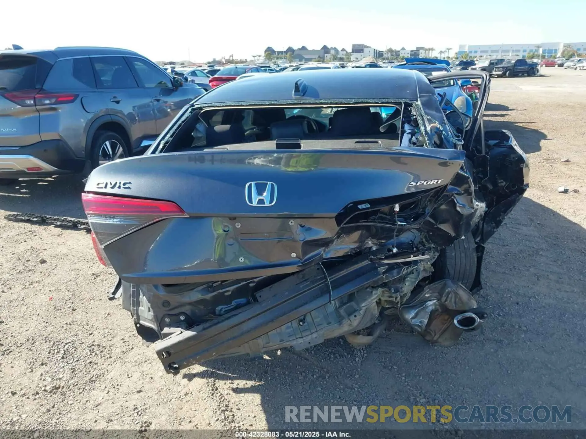 15 Photograph of a damaged car 2HGFE2F51NH563704 HONDA CIVIC 2022