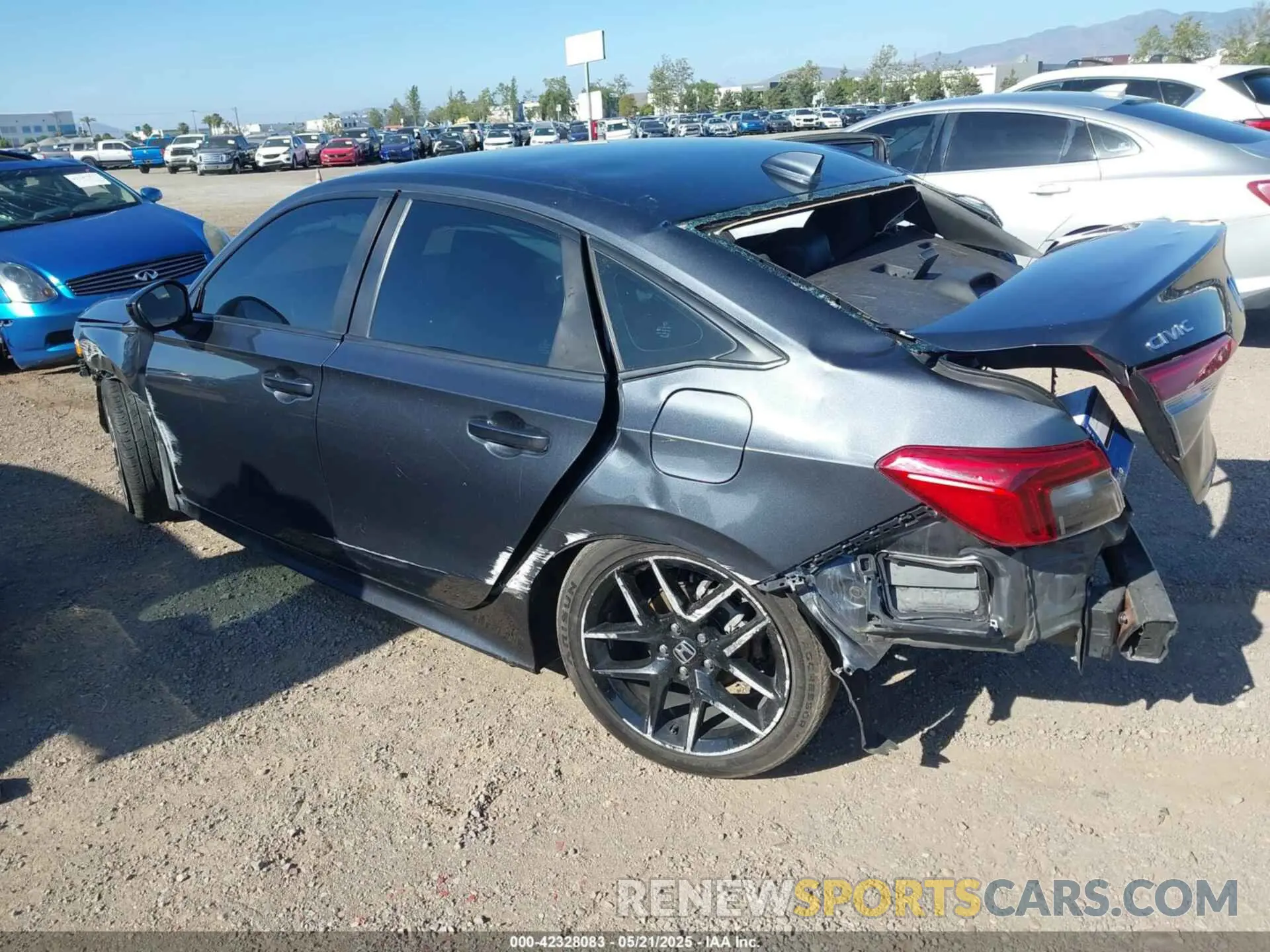 3 Photograph of a damaged car 2HGFE2F51NH563704 HONDA CIVIC 2022