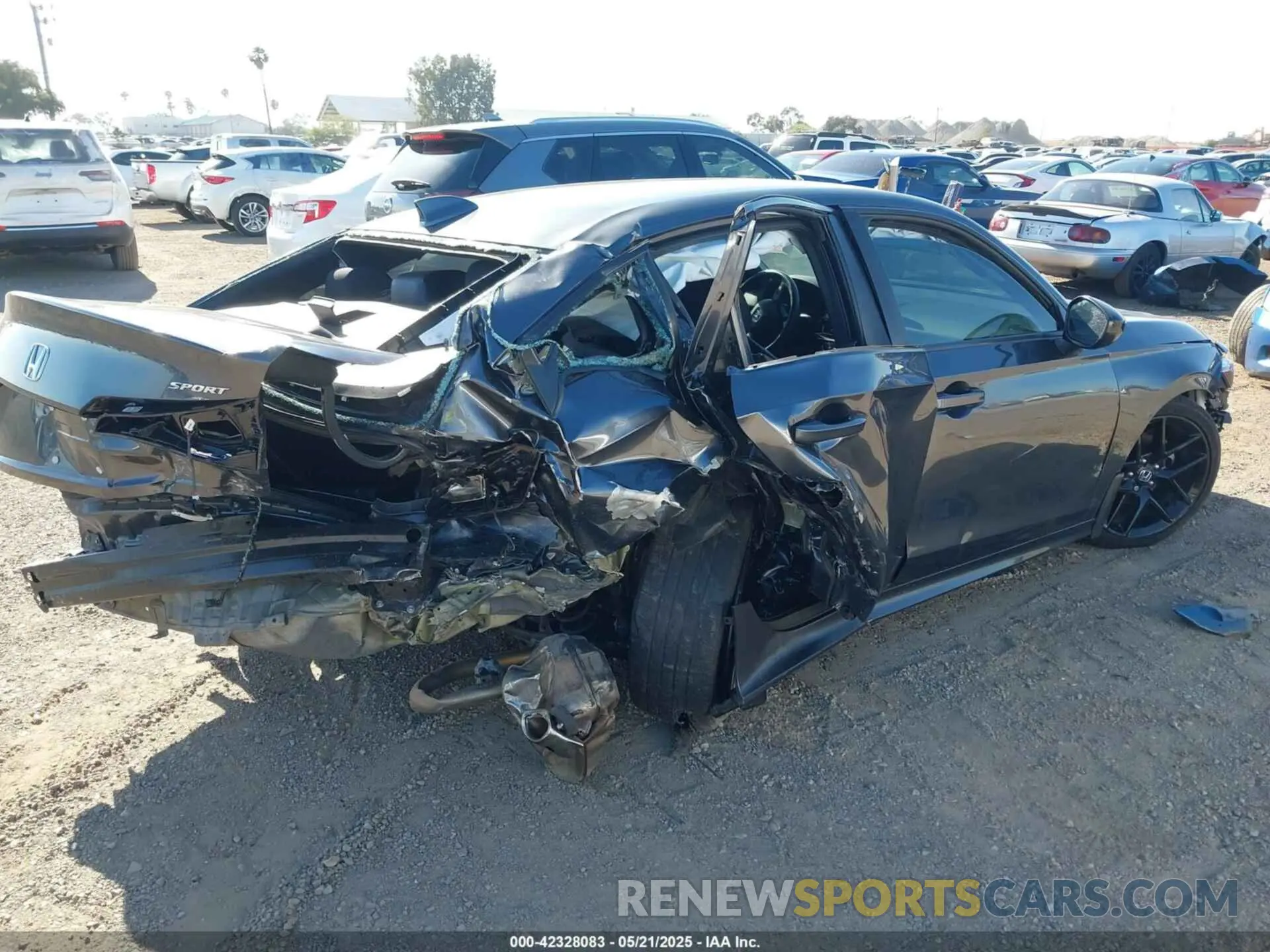 4 Photograph of a damaged car 2HGFE2F51NH563704 HONDA CIVIC 2022