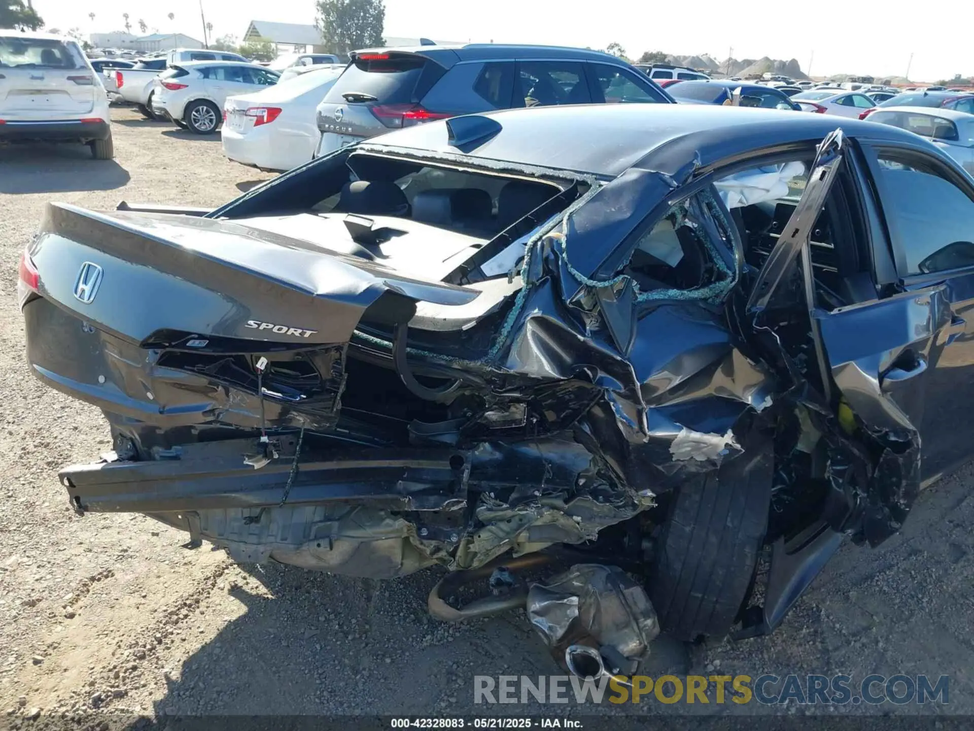 6 Photograph of a damaged car 2HGFE2F51NH563704 HONDA CIVIC 2022