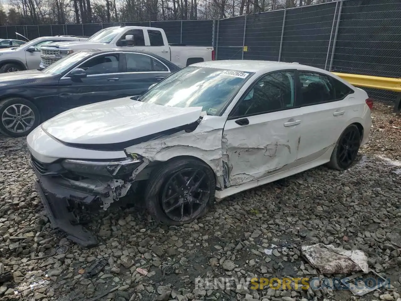 1 Photograph of a damaged car 2HGFE2F51NH565016 HONDA CIVIC 2022