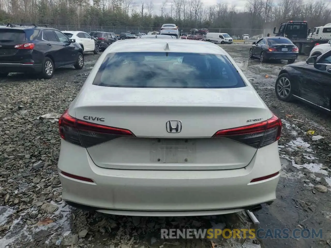 6 Photograph of a damaged car 2HGFE2F51NH565016 HONDA CIVIC 2022