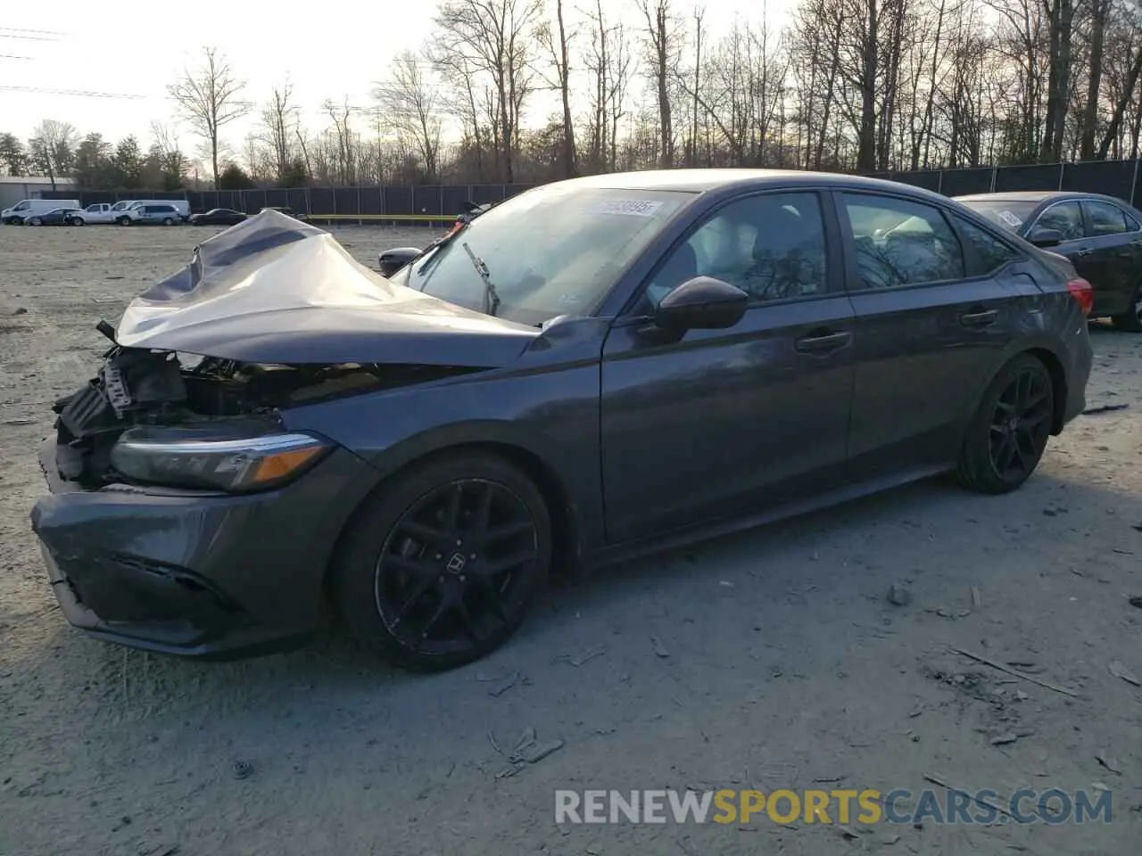 1 Photograph of a damaged car 2HGFE2F51NH570457 HONDA CIVIC 2022