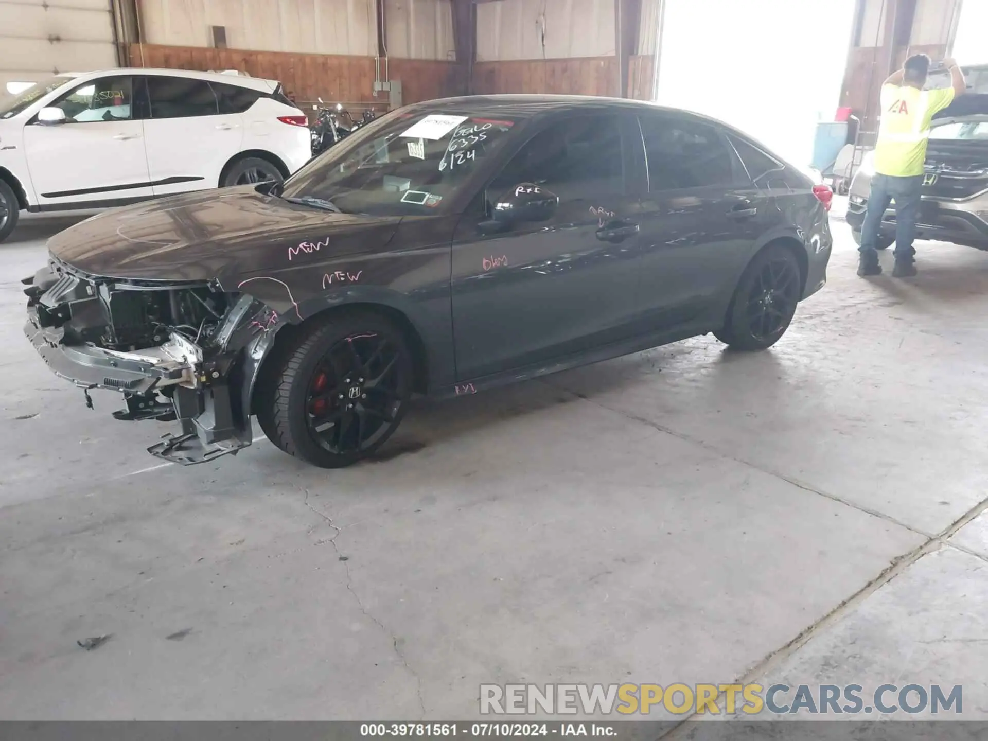 2 Photograph of a damaged car 2HGFE2F51NH570927 HONDA CIVIC 2022