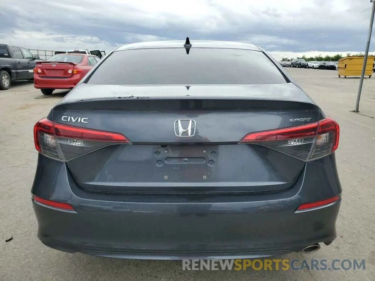 6 Photograph of a damaged car 2HGFE2F51NH571172 HONDA CIVIC 2022