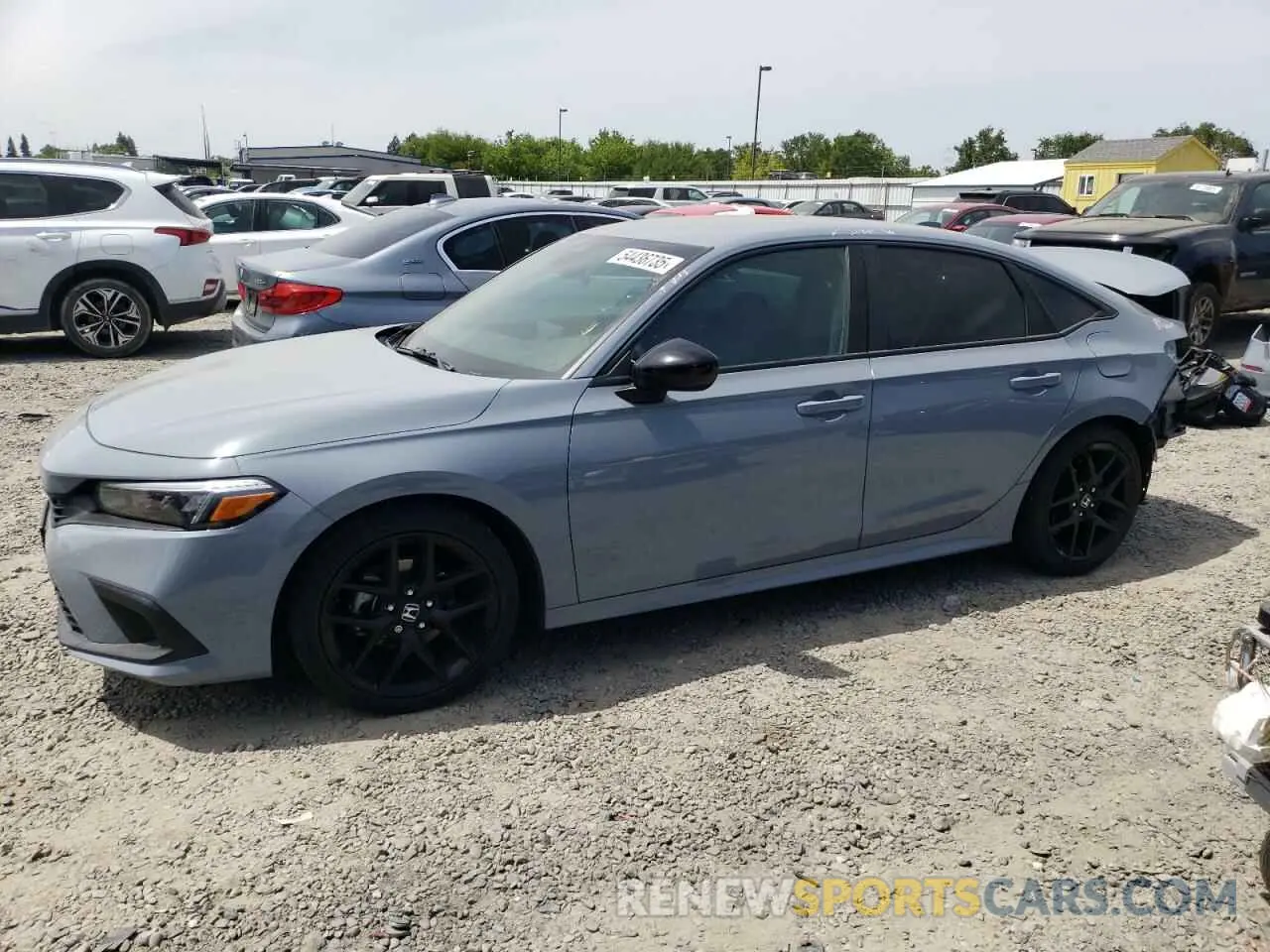 1 Photograph of a damaged car 2HGFE2F51NH582592 HONDA CIVIC 2022