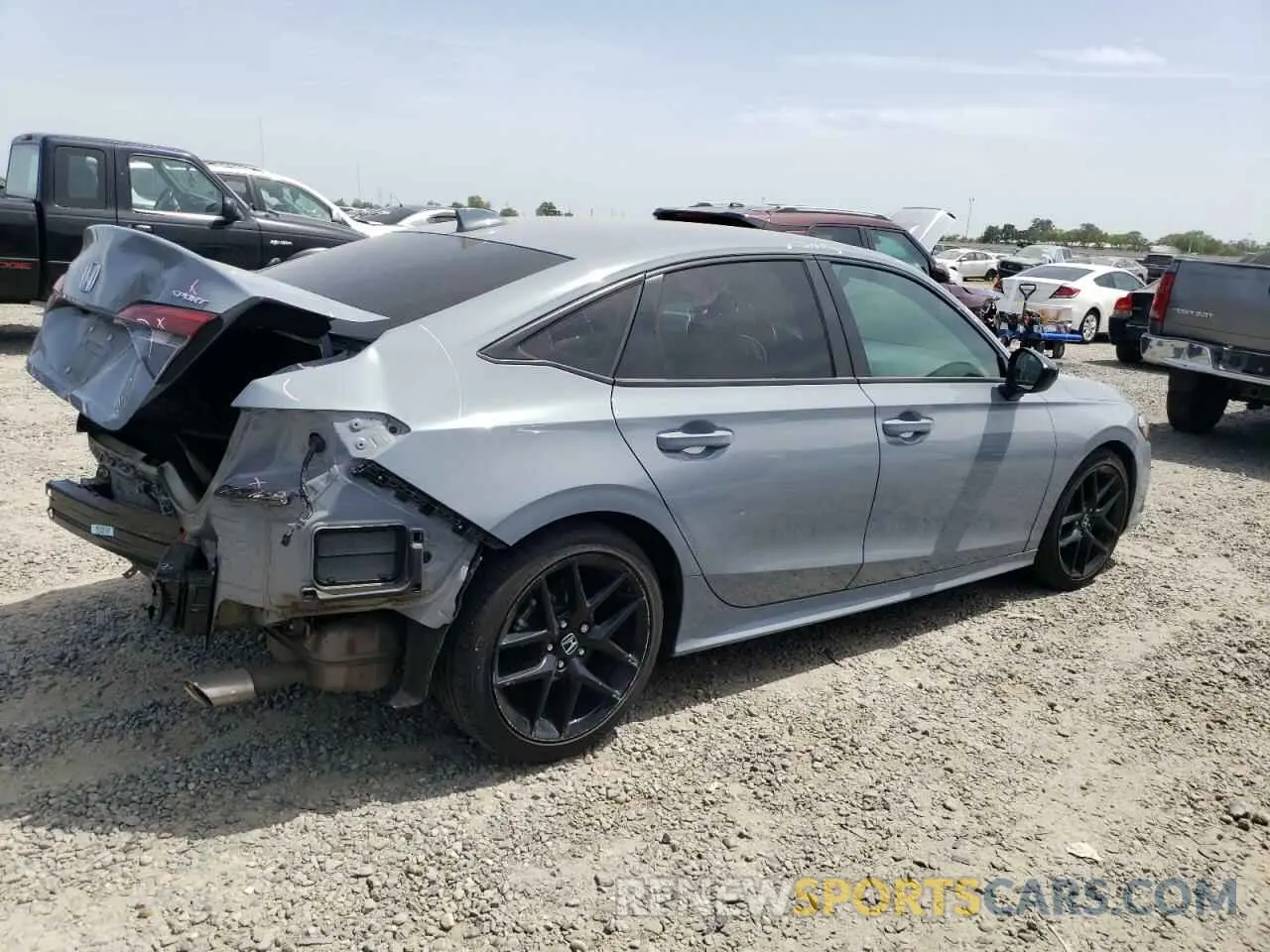3 Photograph of a damaged car 2HGFE2F51NH582592 HONDA CIVIC 2022