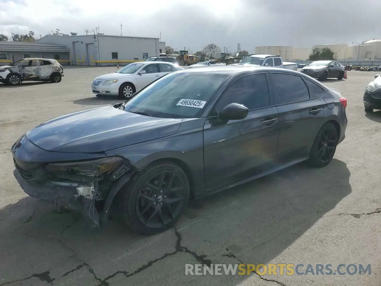 1 Photograph of a damaged car 2HGFE2F51NH583029 HONDA CIVIC 2022