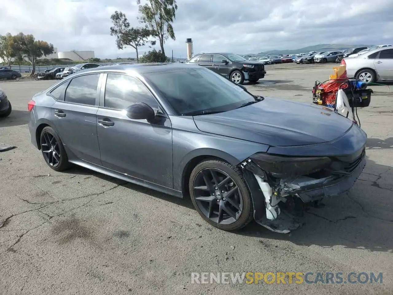 4 Photograph of a damaged car 2HGFE2F51NH583029 HONDA CIVIC 2022