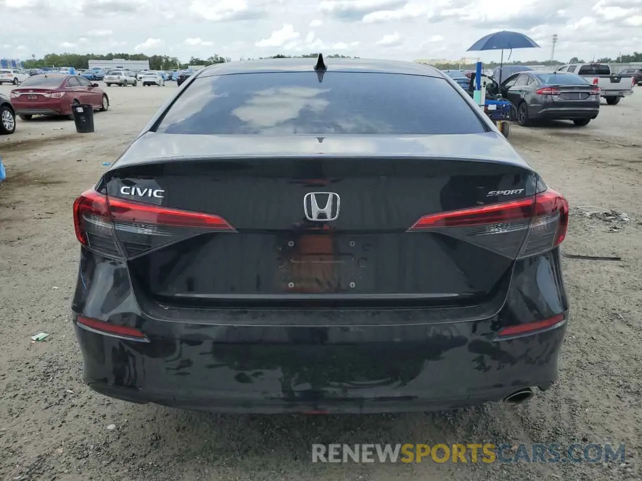 6 Photograph of a damaged car 2HGFE2F51NH587338 HONDA CIVIC 2022