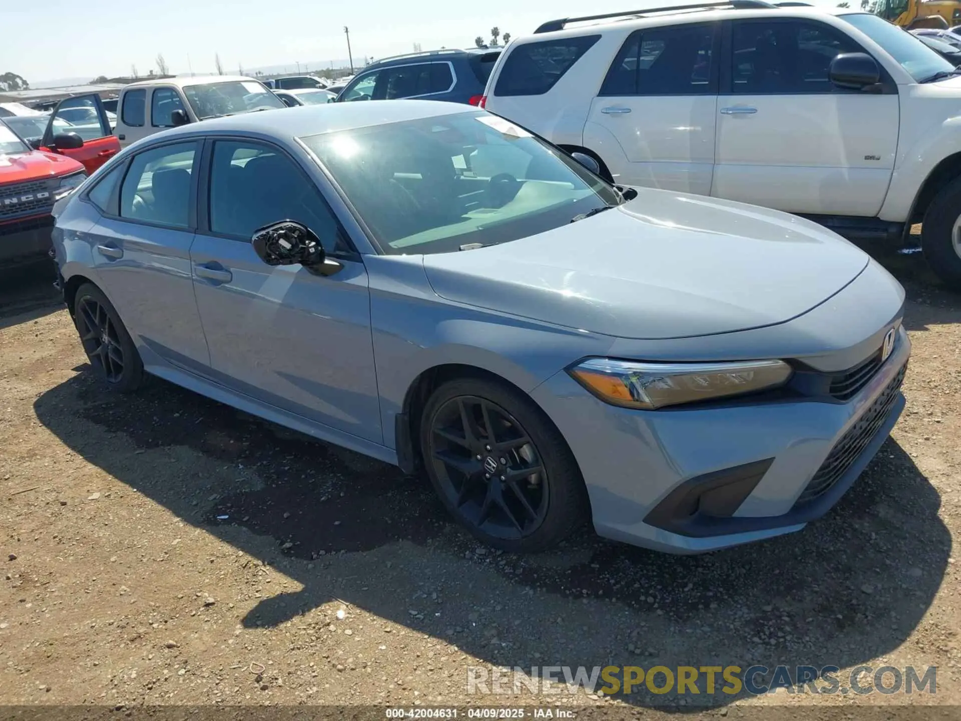 1 Photograph of a damaged car 2HGFE2F51NH588716 HONDA CIVIC 2022