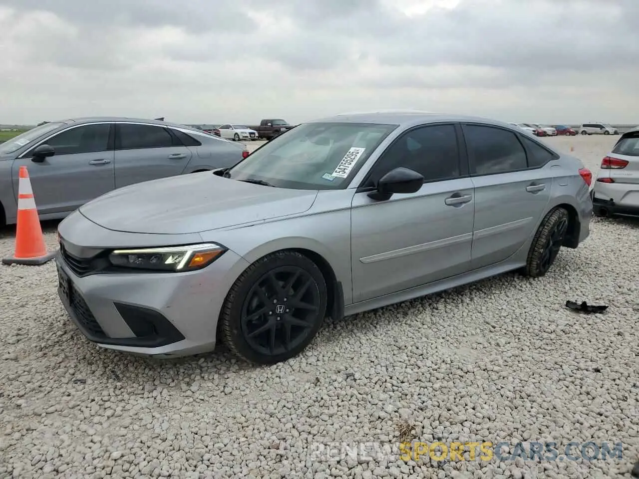 1 Photograph of a damaged car 2HGFE2F51NH592300 HONDA CIVIC 2022