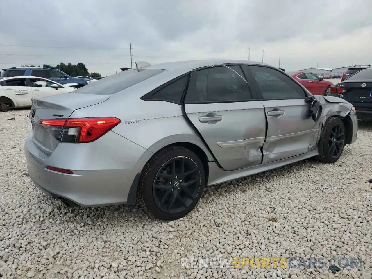 3 Photograph of a damaged car 2HGFE2F51NH592300 HONDA CIVIC 2022