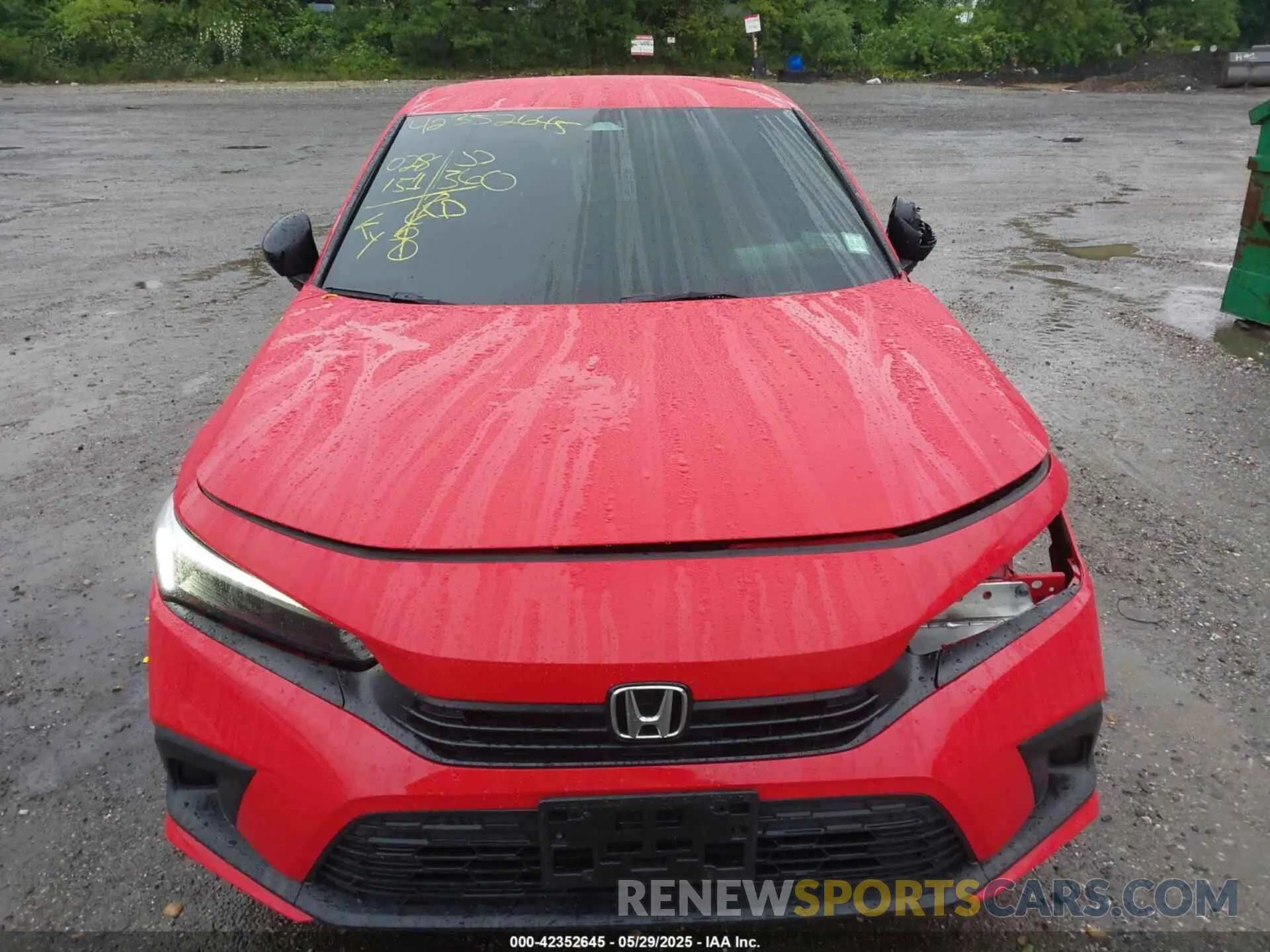 12 Photograph of a damaged car 2HGFE2F51NH605045 HONDA CIVIC 2022
