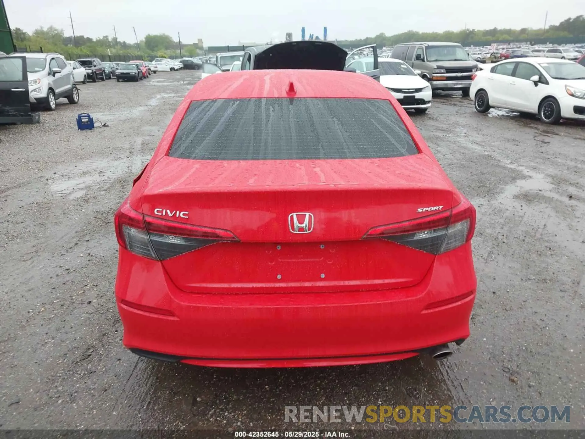 16 Photograph of a damaged car 2HGFE2F51NH605045 HONDA CIVIC 2022