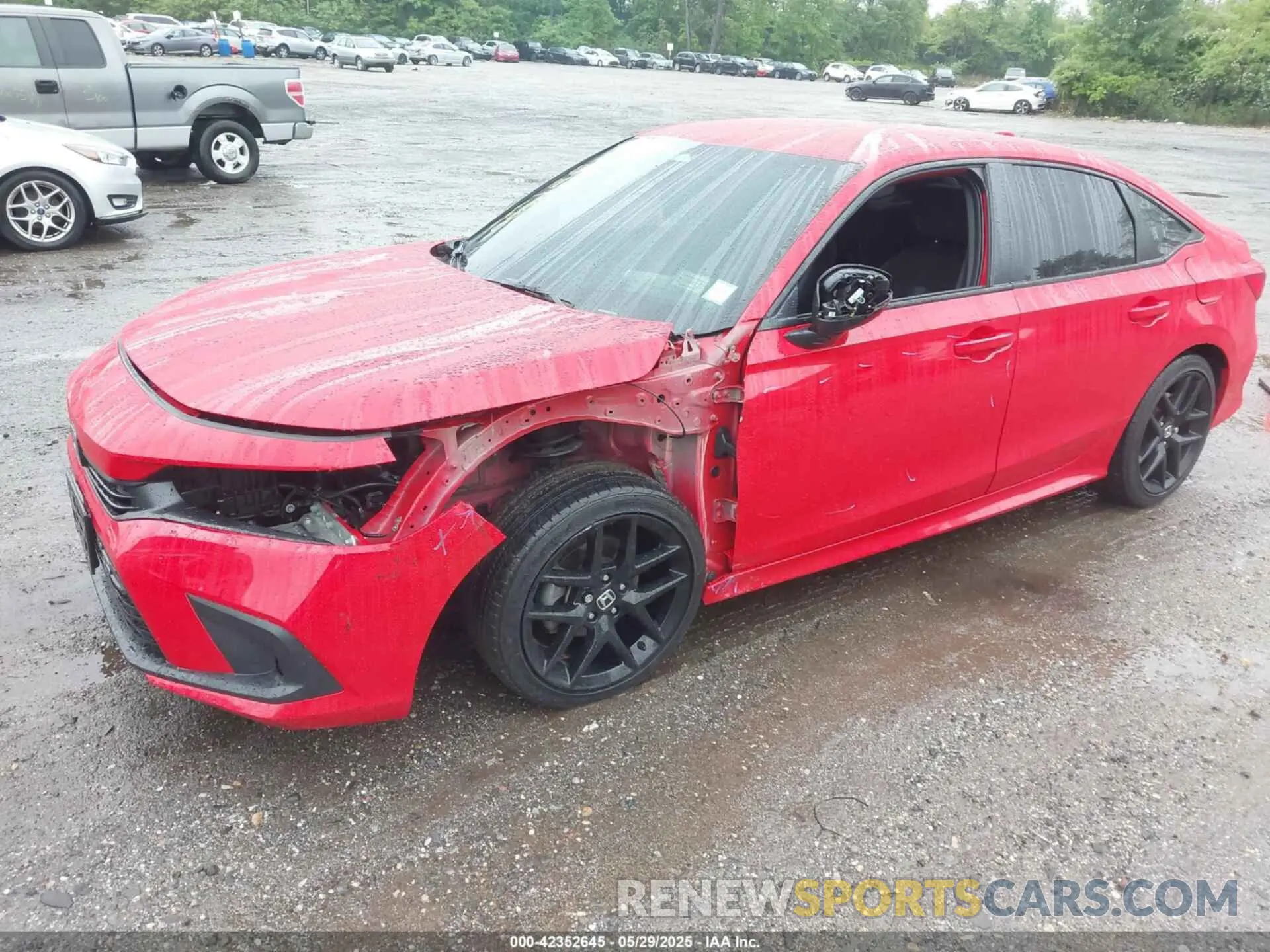 2 Photograph of a damaged car 2HGFE2F51NH605045 HONDA CIVIC 2022