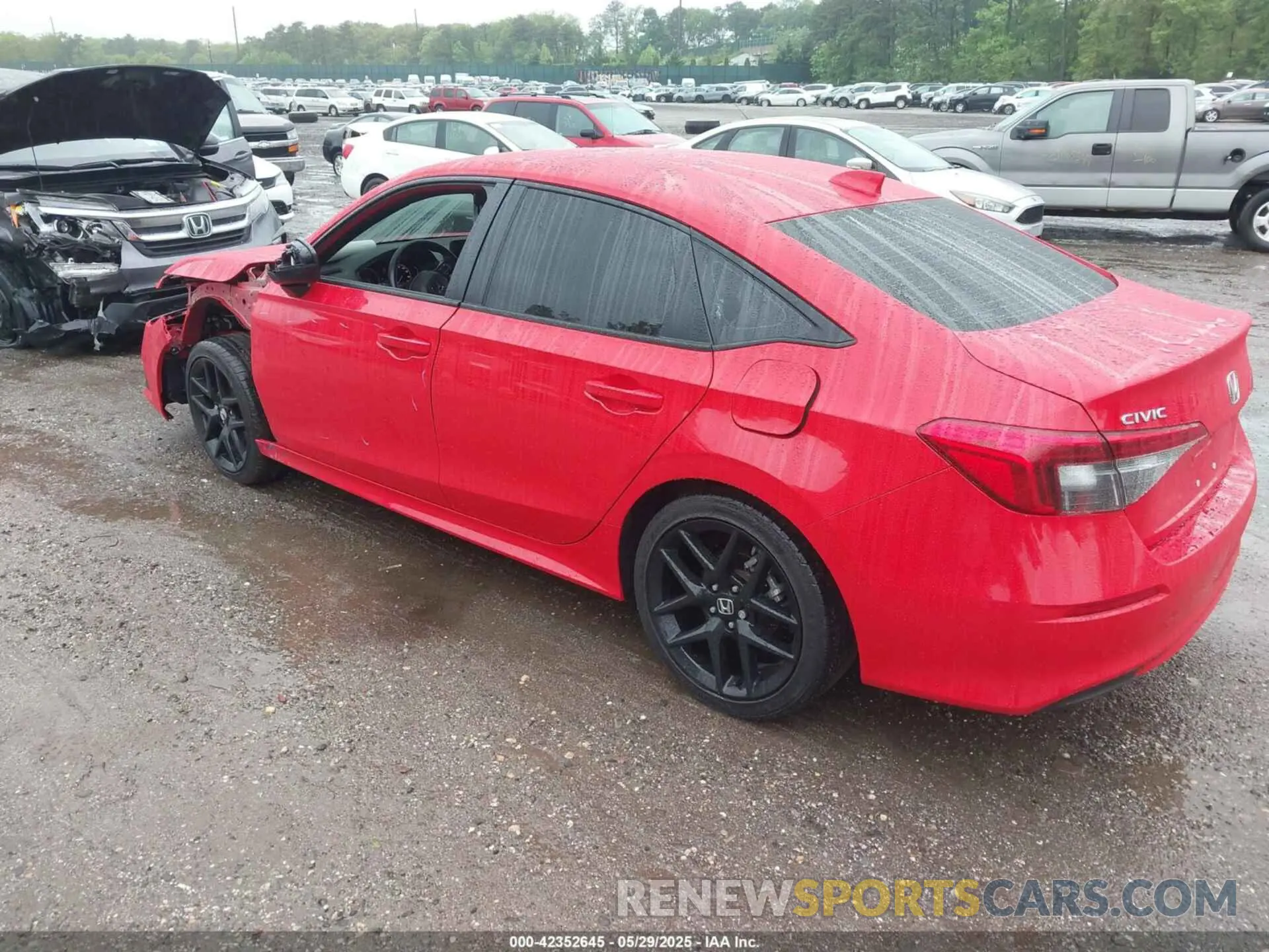 3 Photograph of a damaged car 2HGFE2F51NH605045 HONDA CIVIC 2022