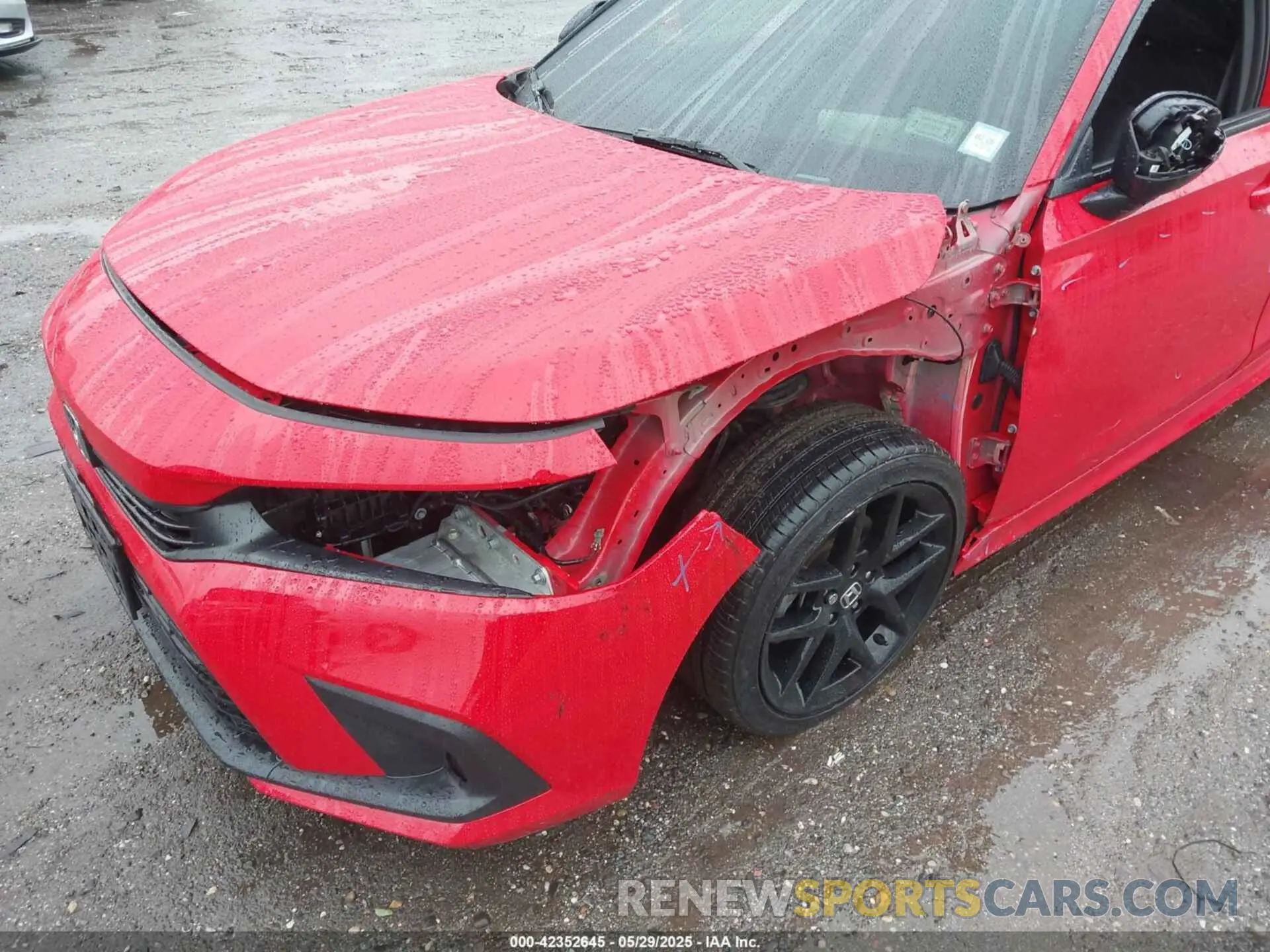 6 Photograph of a damaged car 2HGFE2F51NH605045 HONDA CIVIC 2022