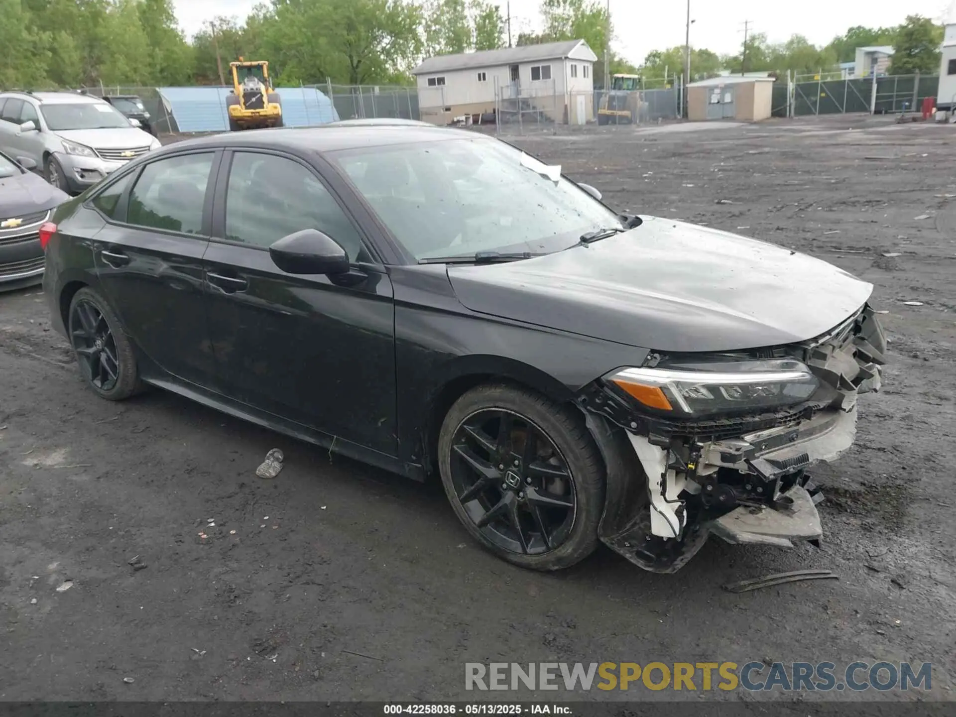 1 Photograph of a damaged car 2HGFE2F51NH605403 HONDA CIVIC 2022